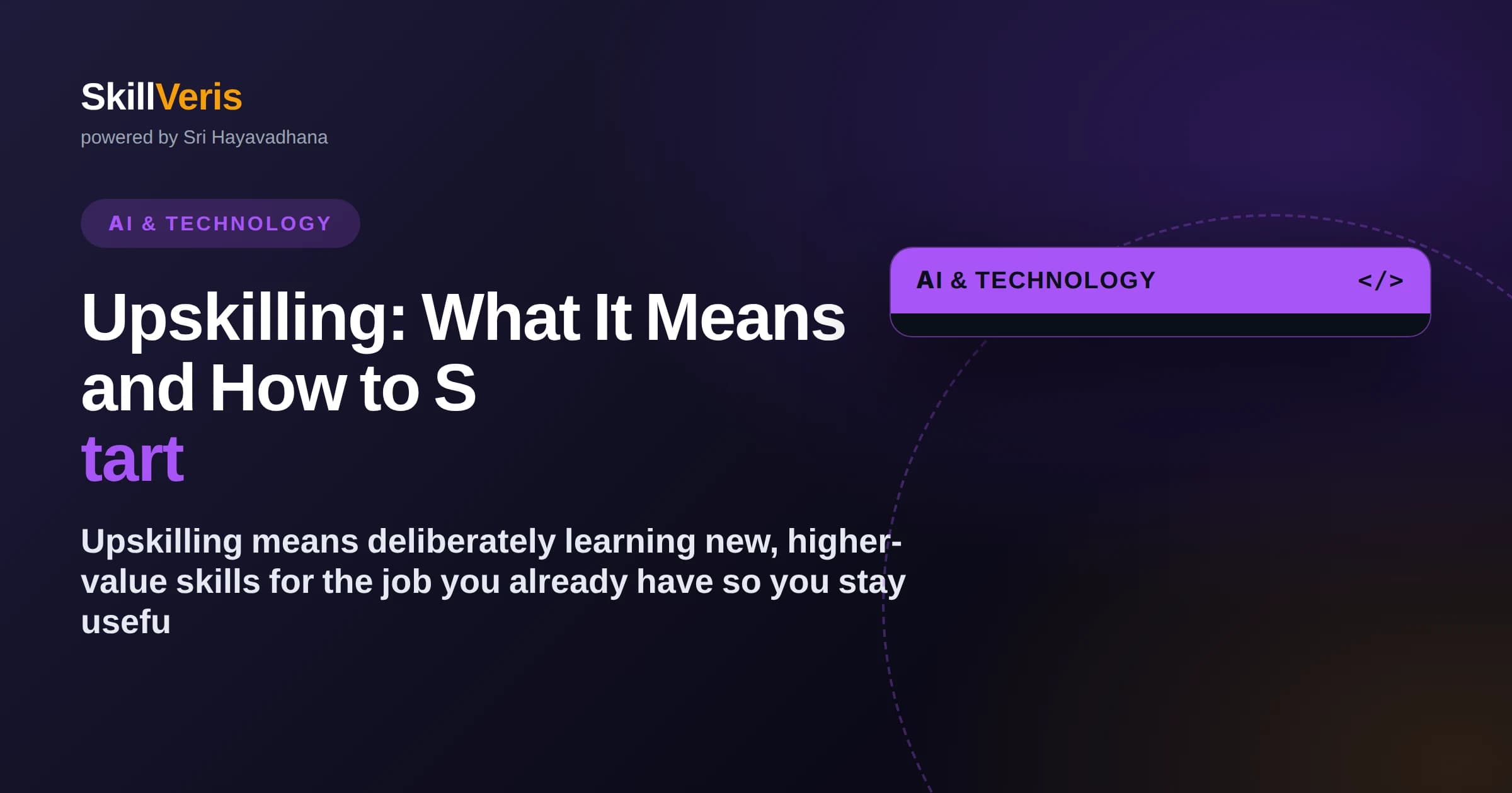 Upskilling: What It Means and How to Start