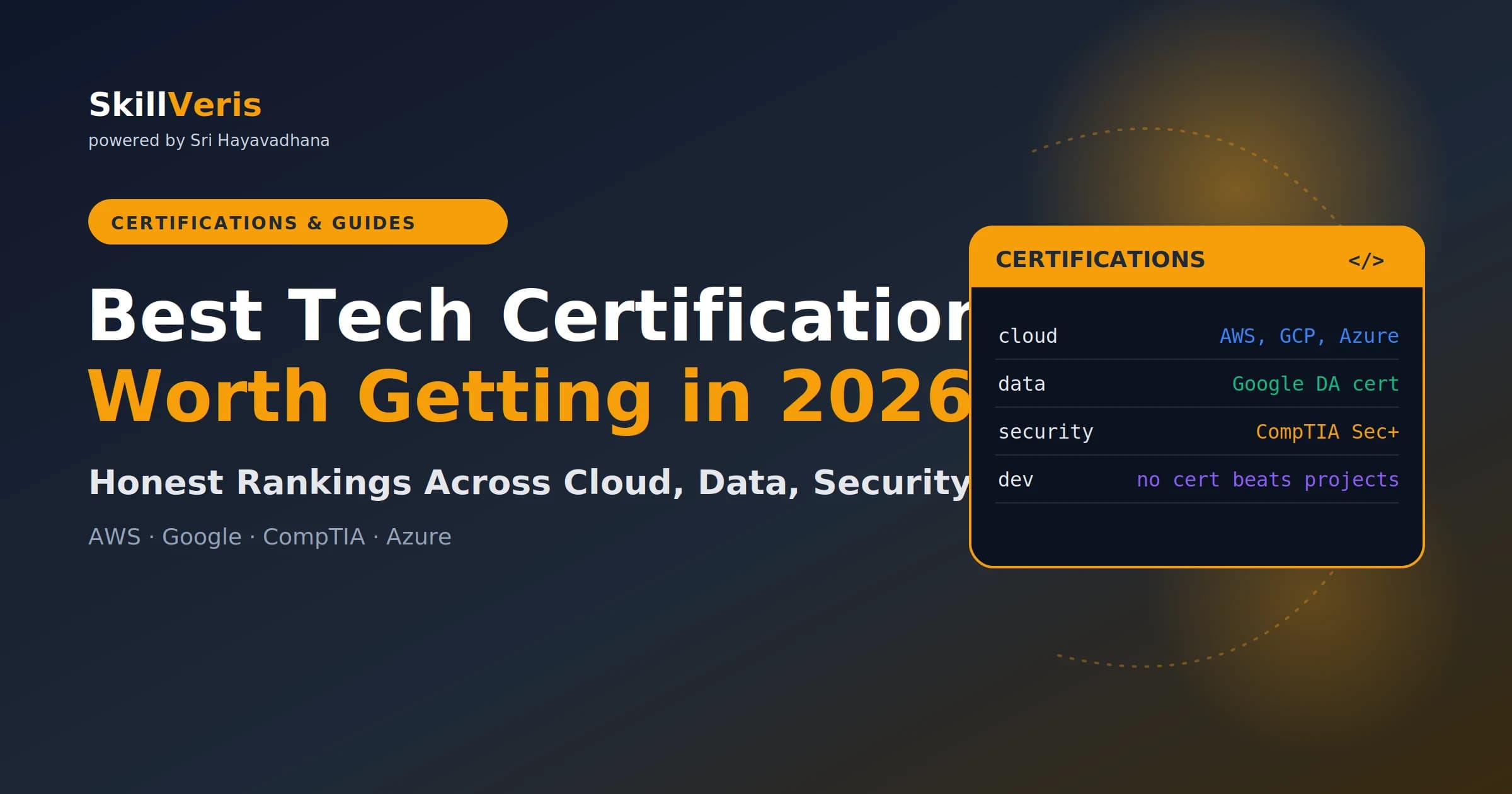 Best Tech Certifications Worth Getting in 2026