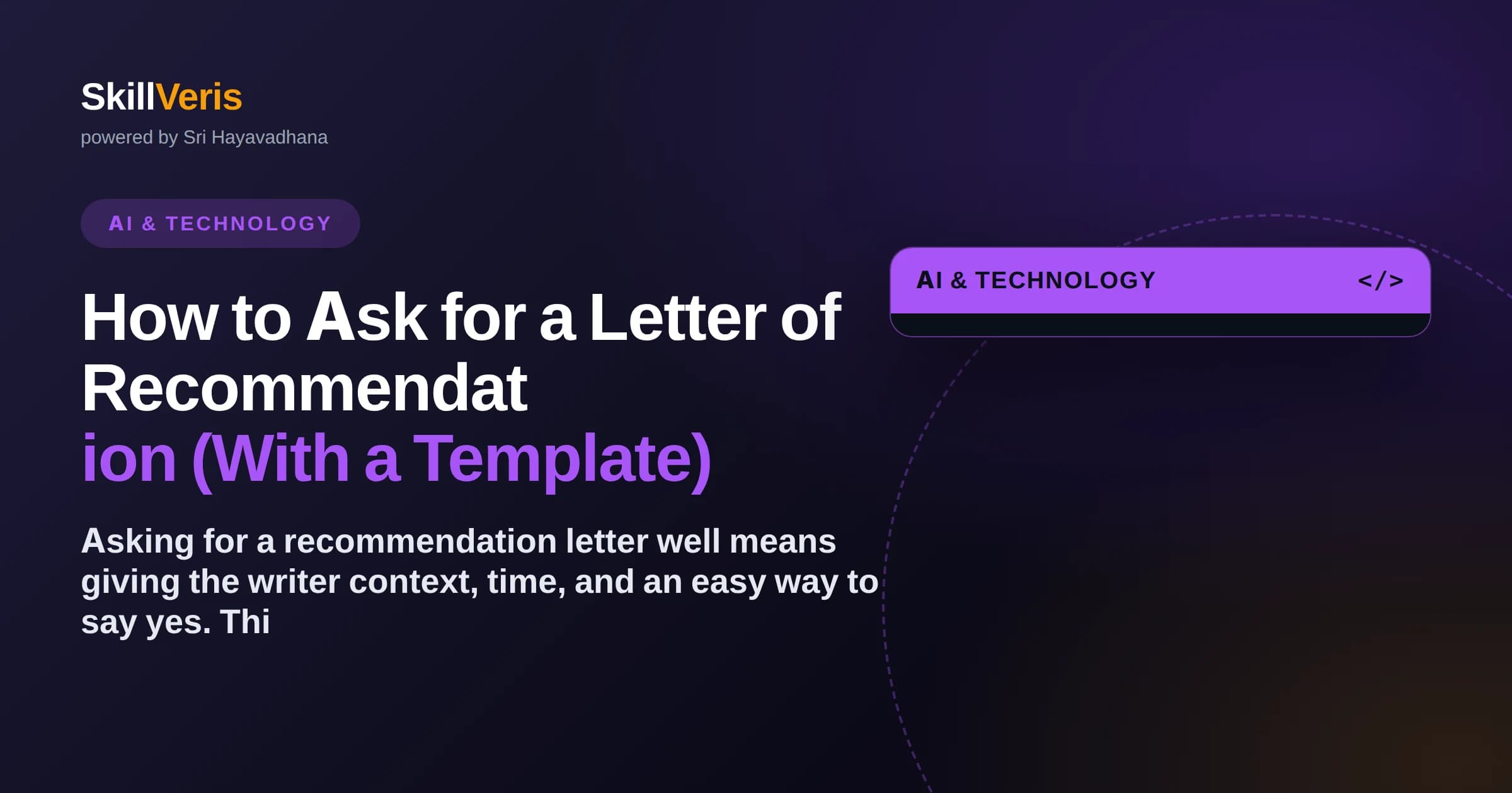 How to Ask for a Letter of Recommendation (With a Template)