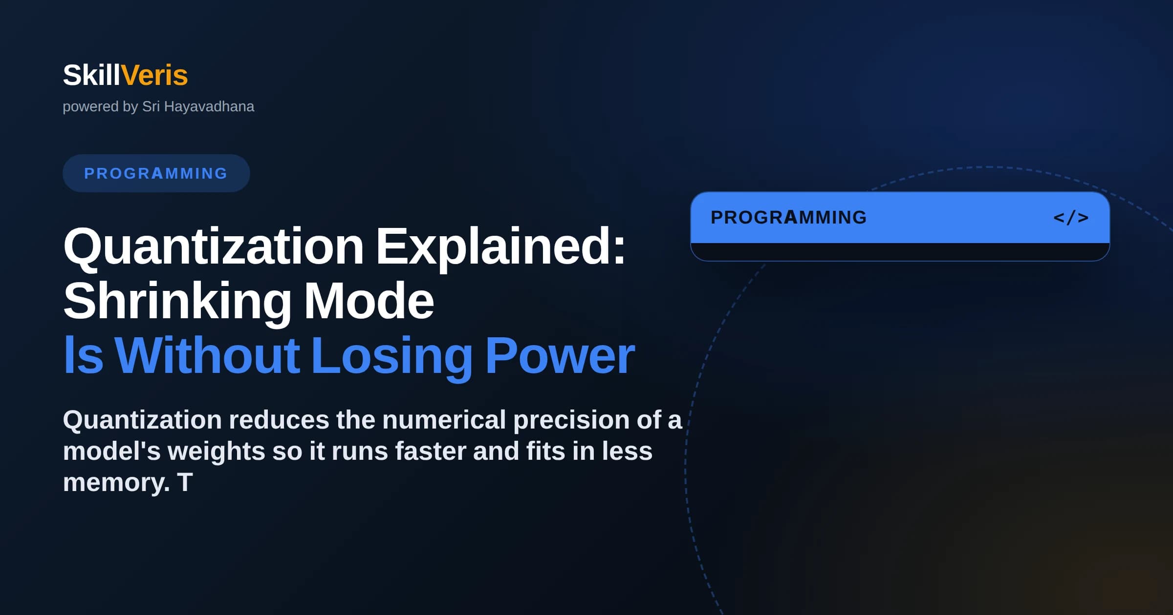 Quantization Explained: Shrinking Models Without Losing Power