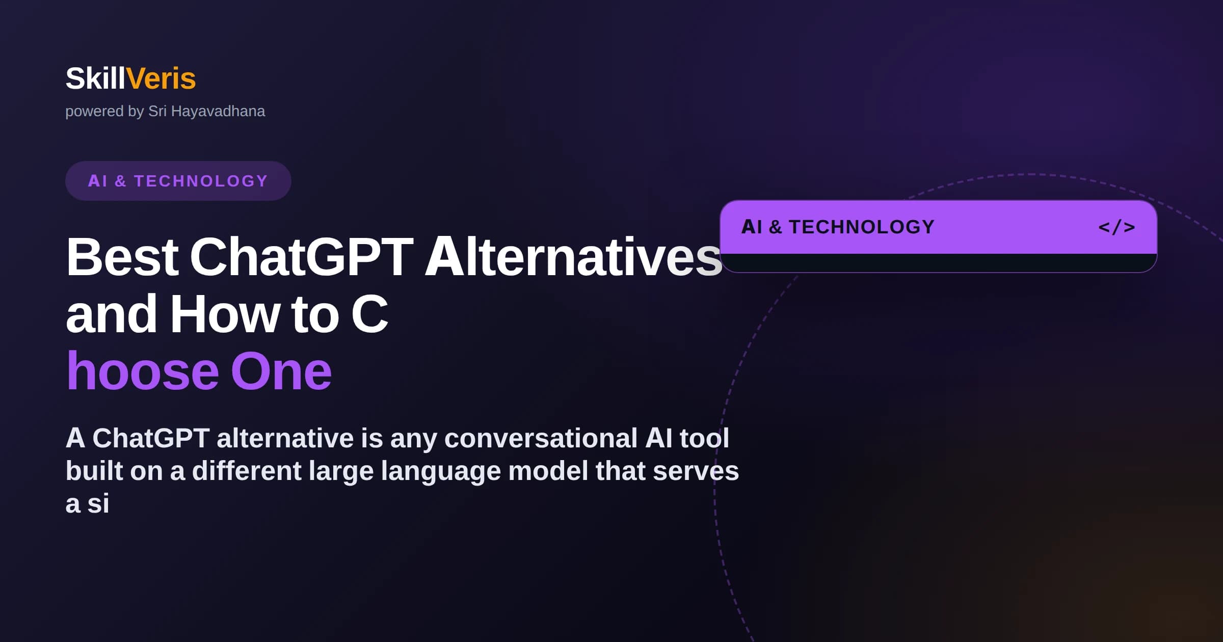 Best ChatGPT Alternatives and How to Choose One