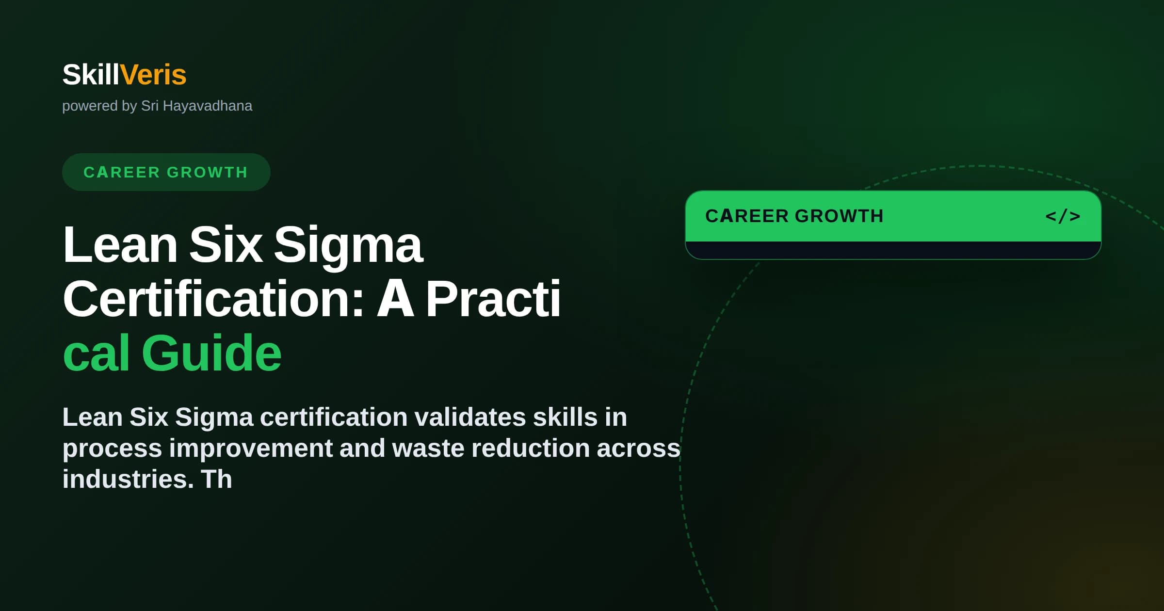Lean Six Sigma Certification: A Practical Guide