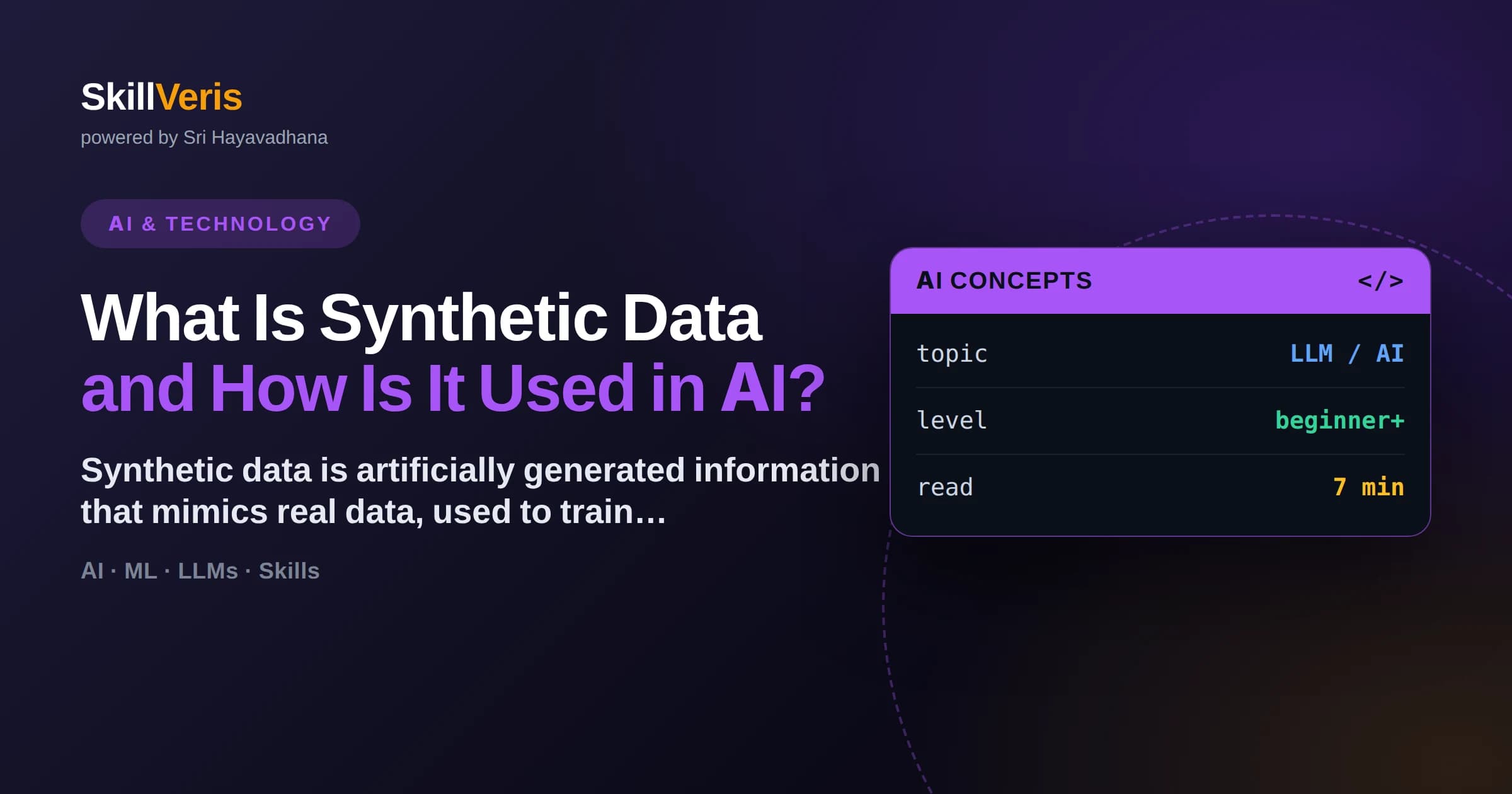 What Is Synthetic Data and How Is It Used in AI?