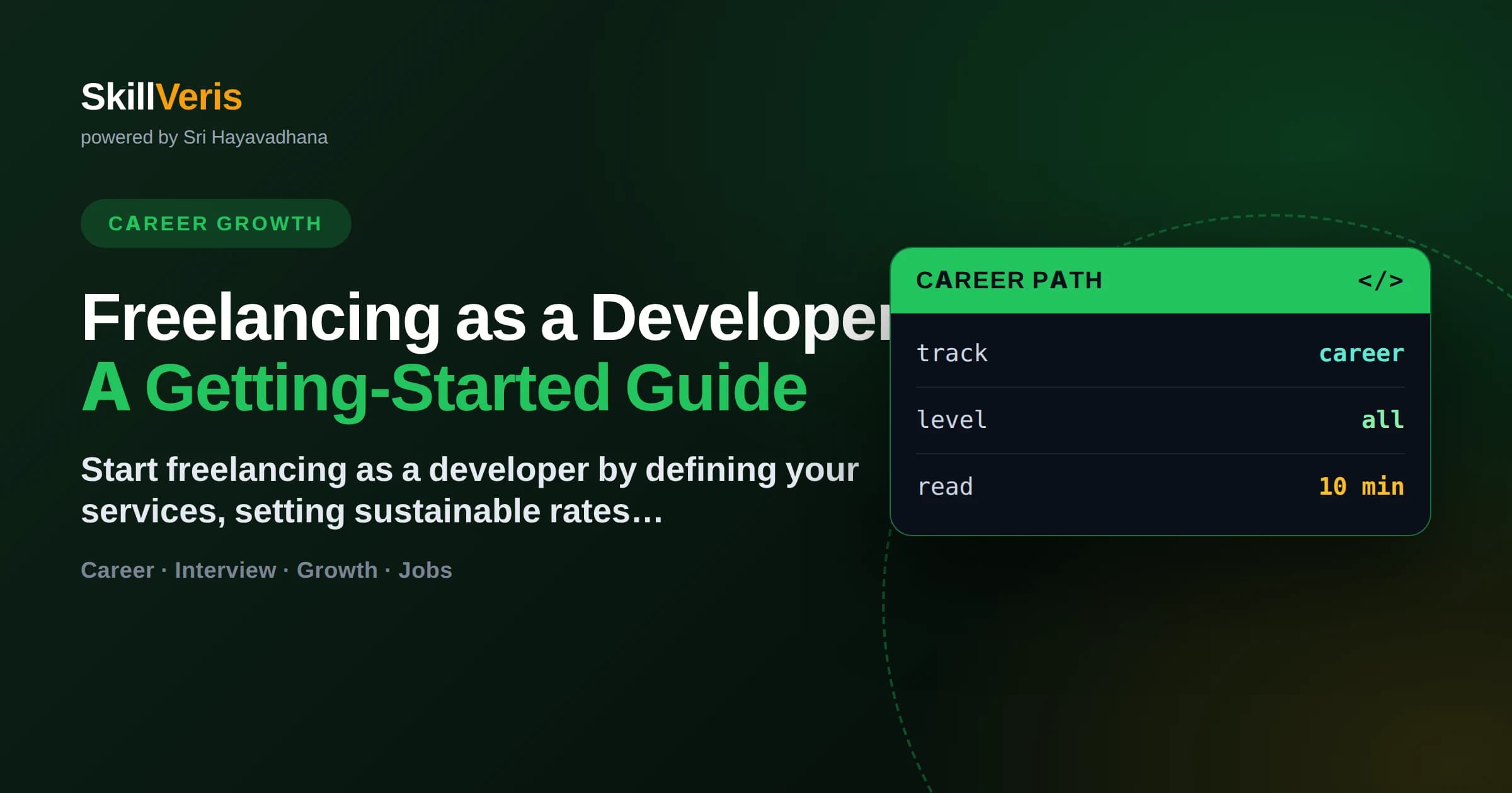 Freelancing as a Developer: A Getting-Started Guide