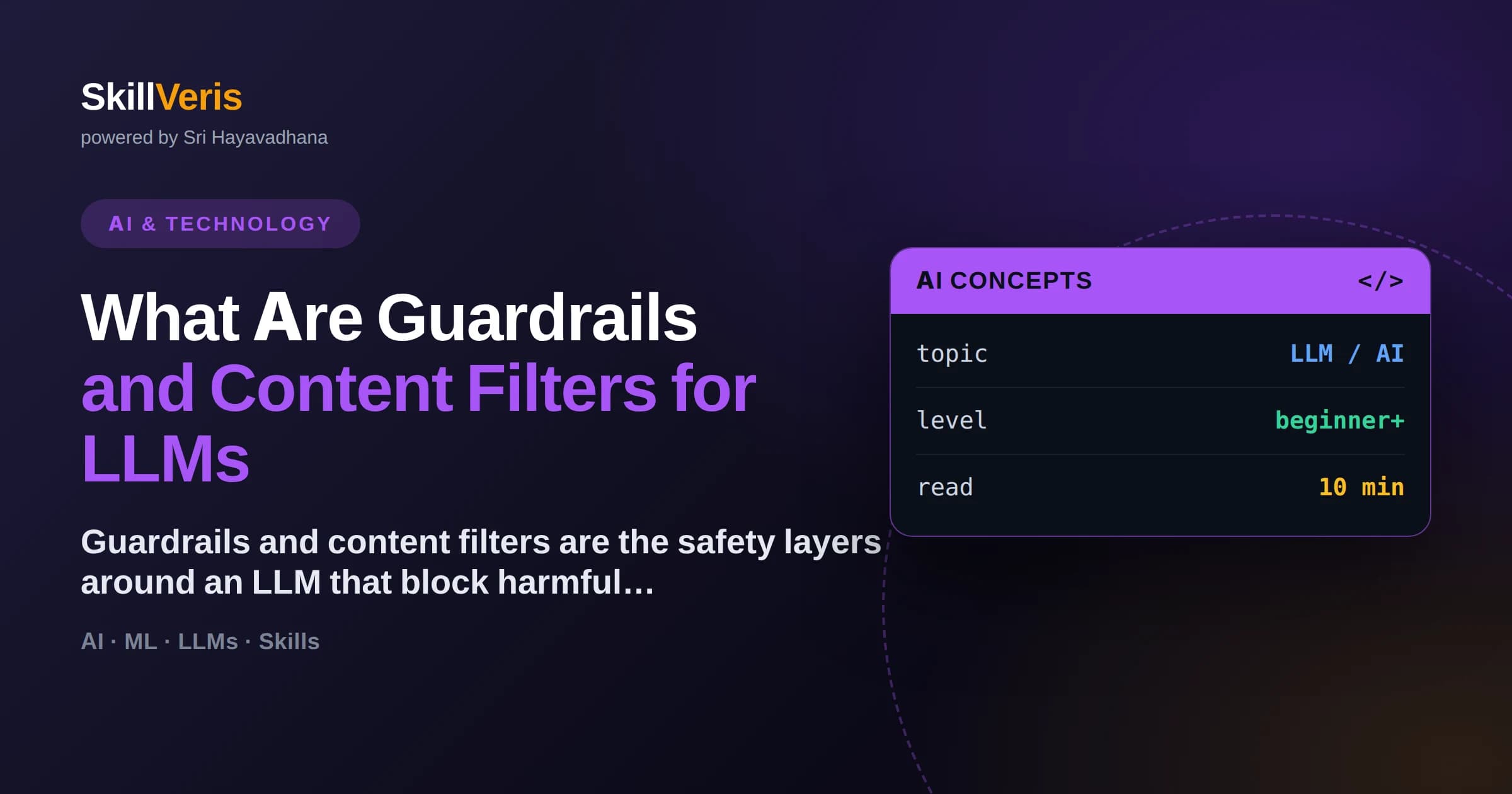 What Are Guardrails and Content Filters for LLMs