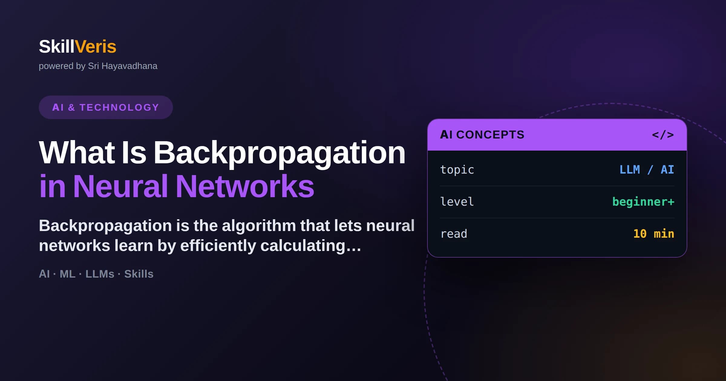 What Is Backpropagation in Neural Networks