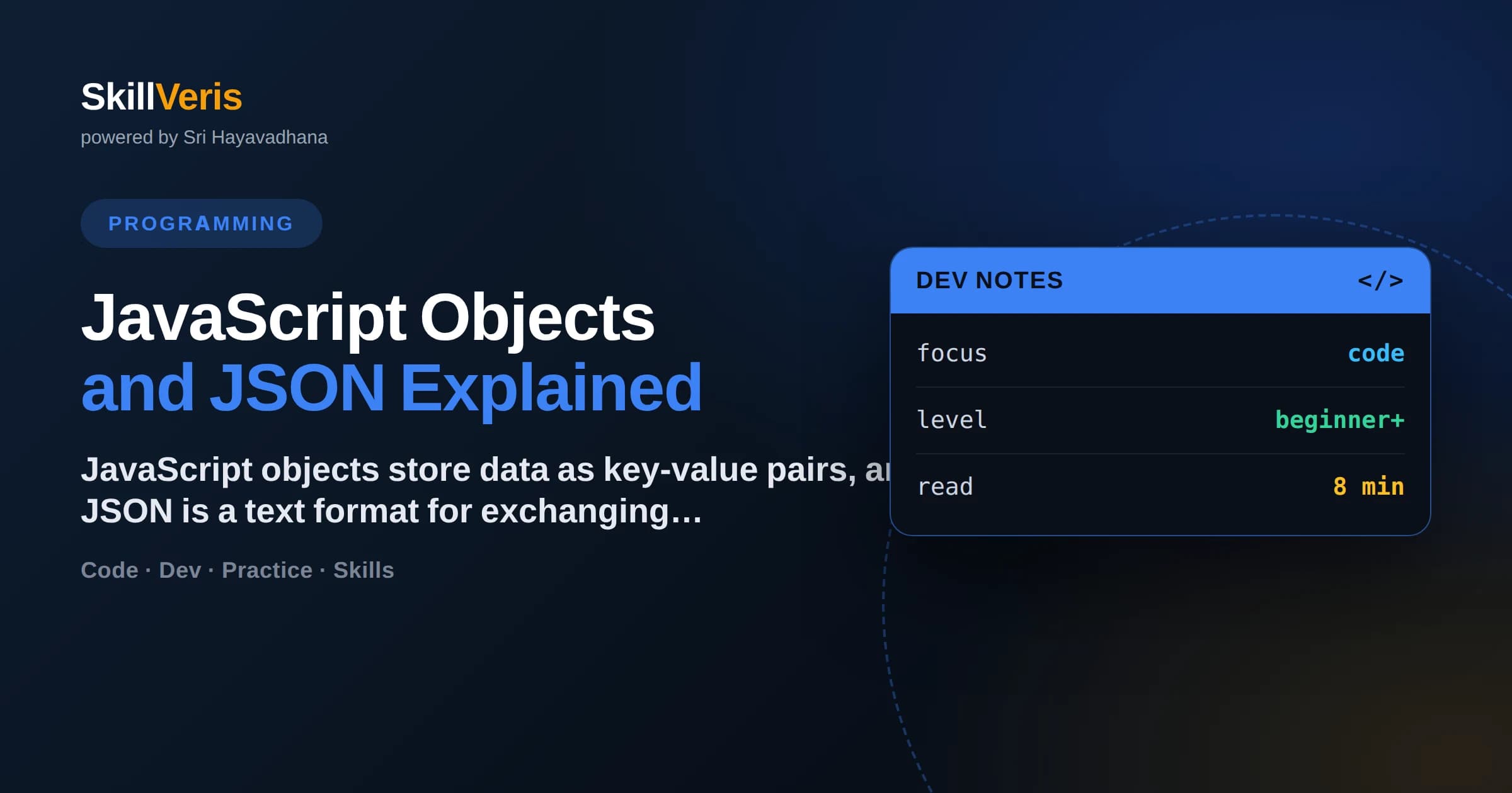 JavaScript Objects and JSON Explained