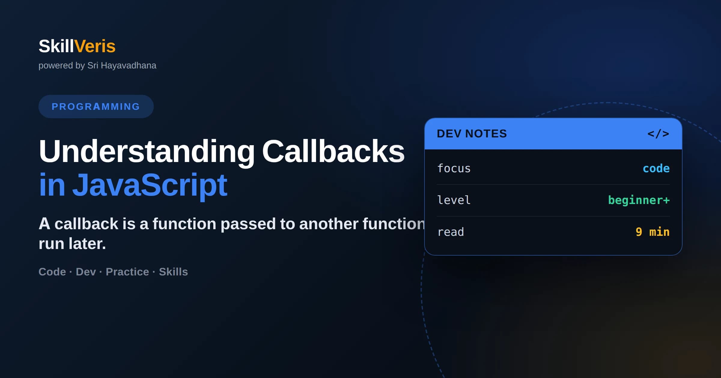 Understanding Callbacks in JavaScript