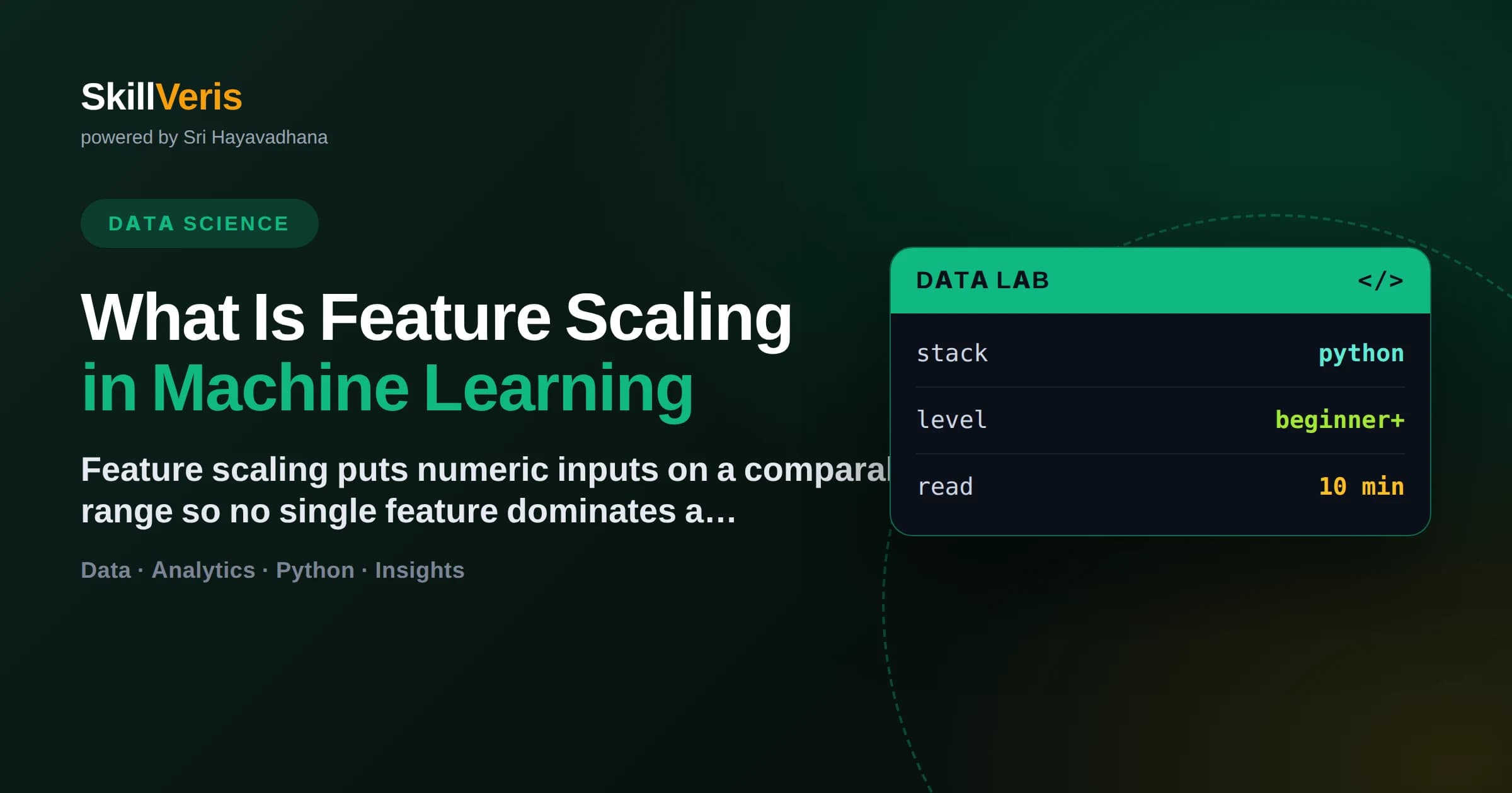 What Is Feature Scaling in Machine Learning