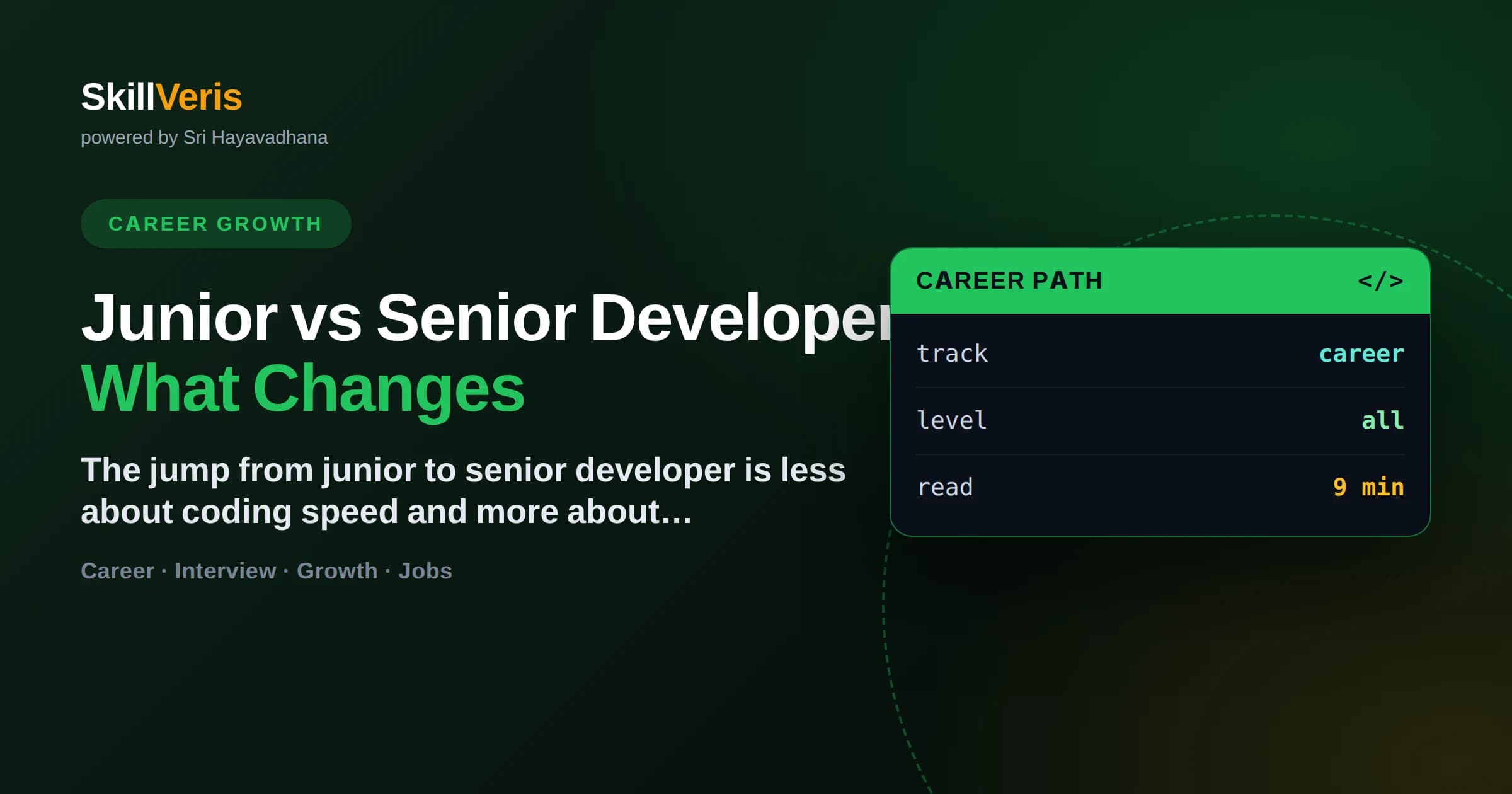 Junior vs Senior Developer: What Changes