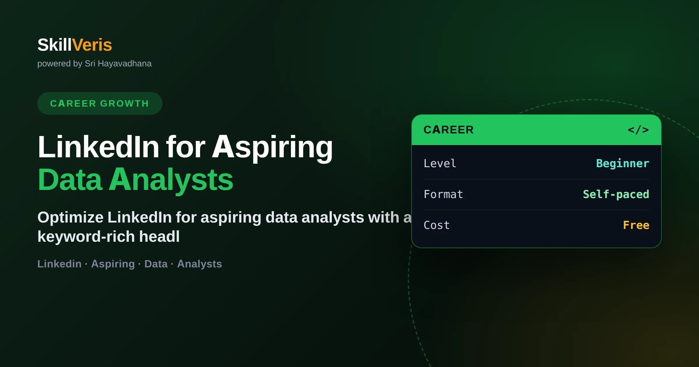LinkedIn for Aspiring Data Analysts