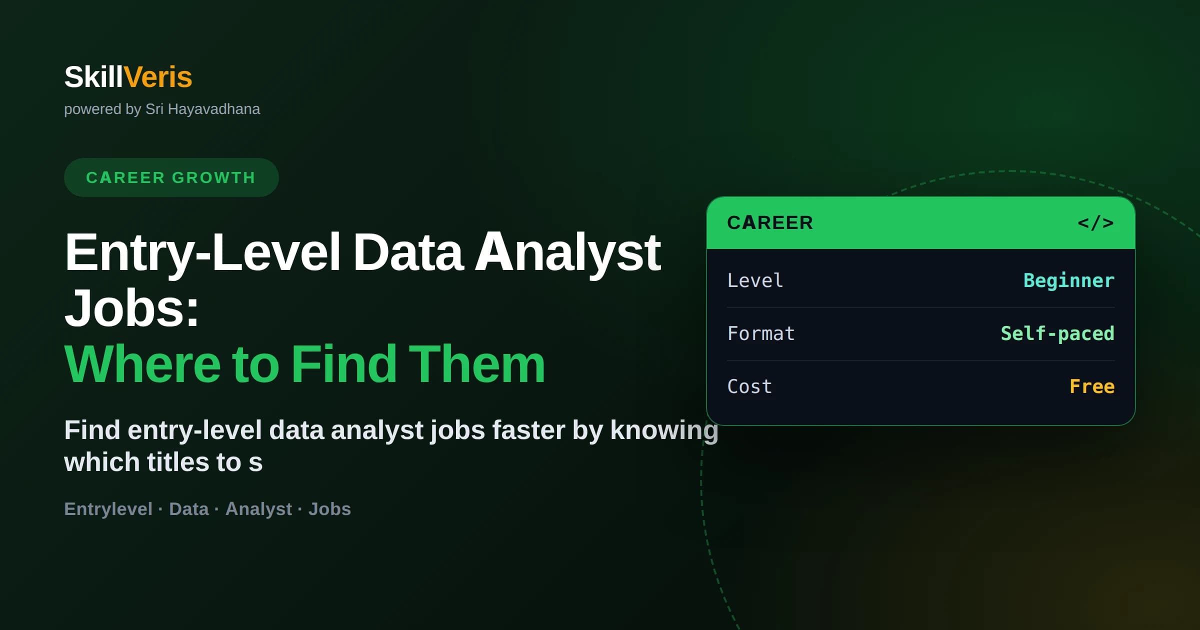 Entry-Level Data Analyst Jobs: Where to Find Them