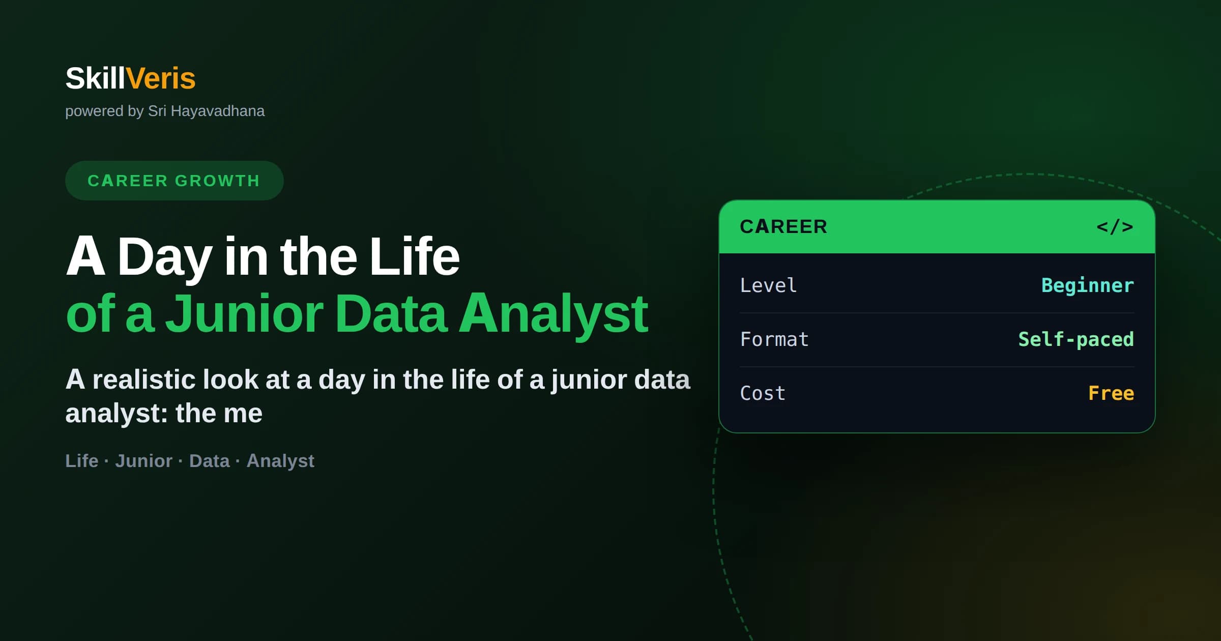 A Day in the Life of a Junior Data Analyst
