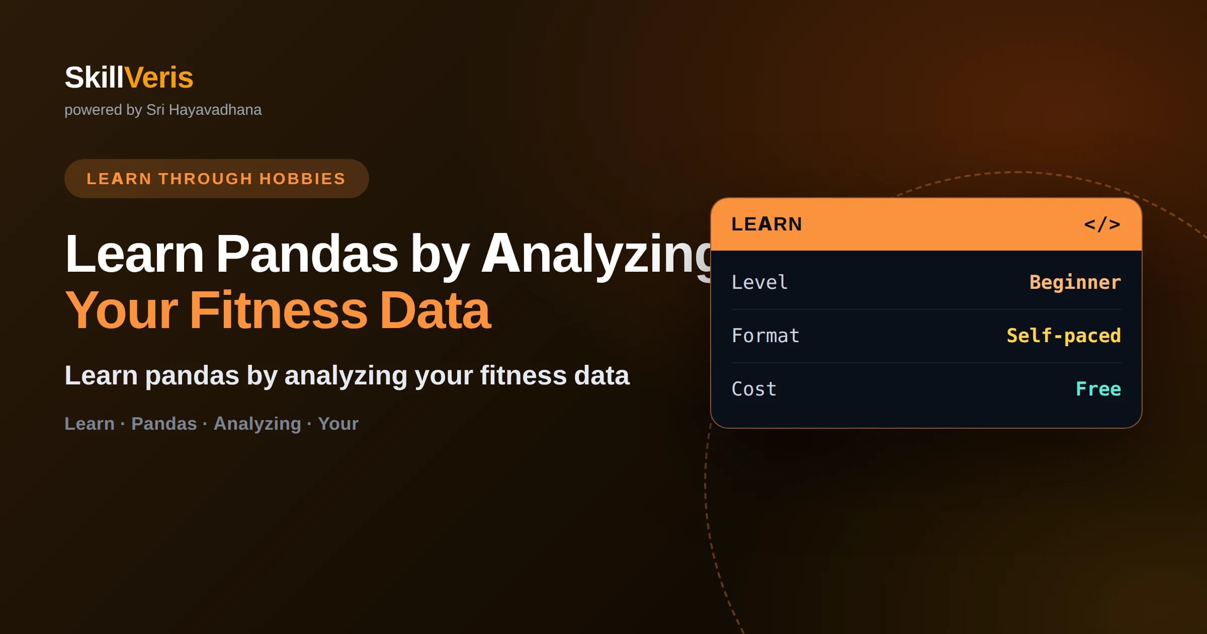 Learn Pandas by Analyzing Your Fitness Data