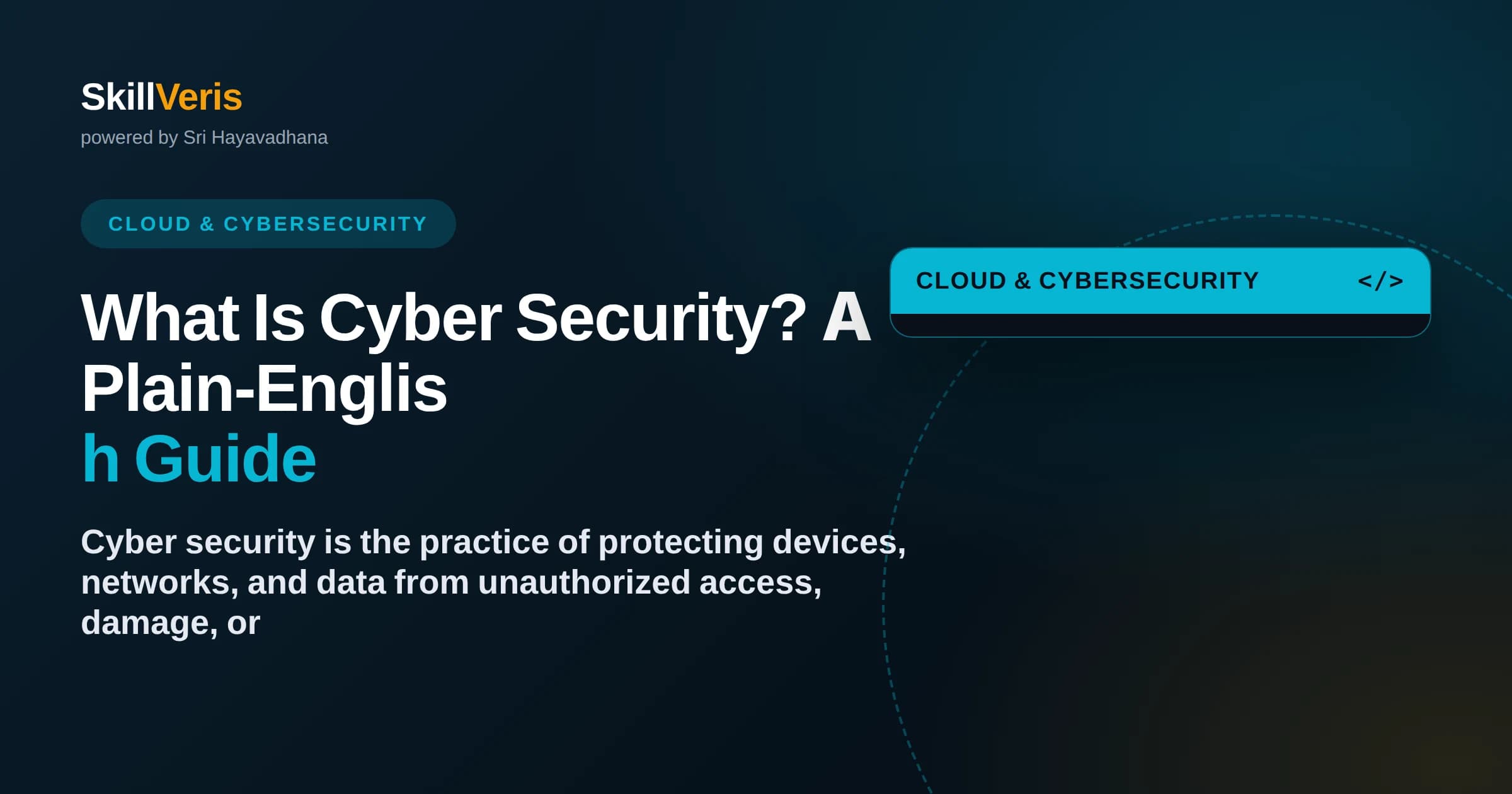 What Is Cyber Security? A Plain-English Guide