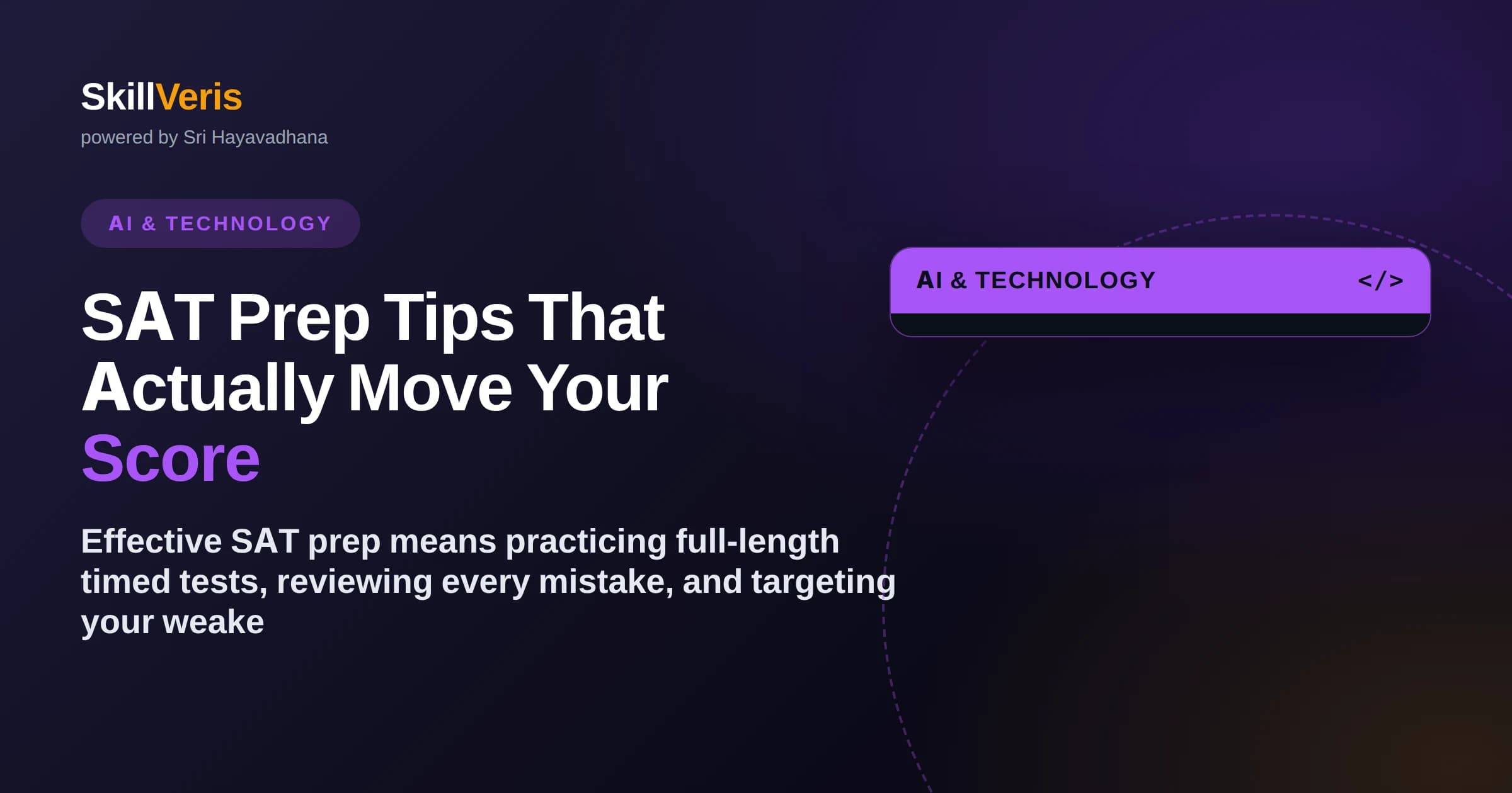 SAT Prep Tips That Actually Move Your Score