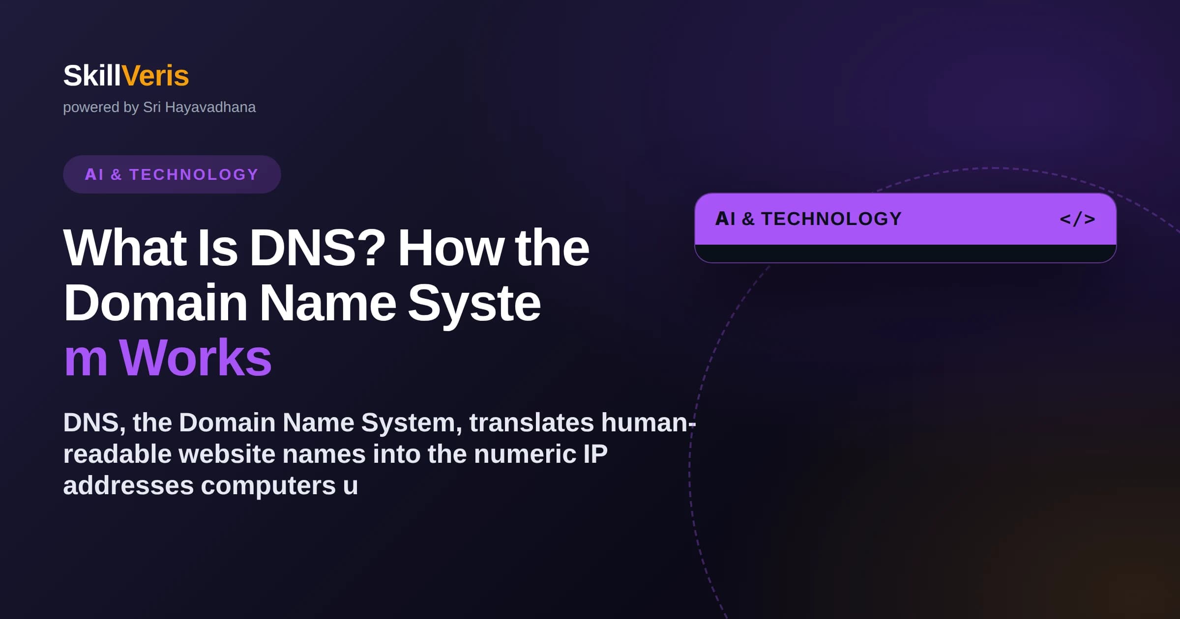 What Is DNS? How the Domain Name System Works