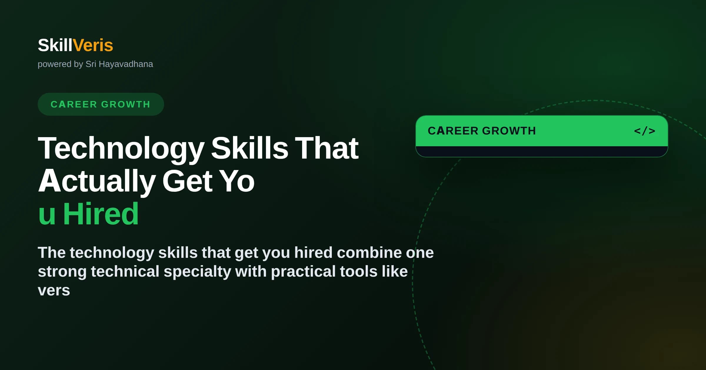 Technology Skills That Actually Get You Hired