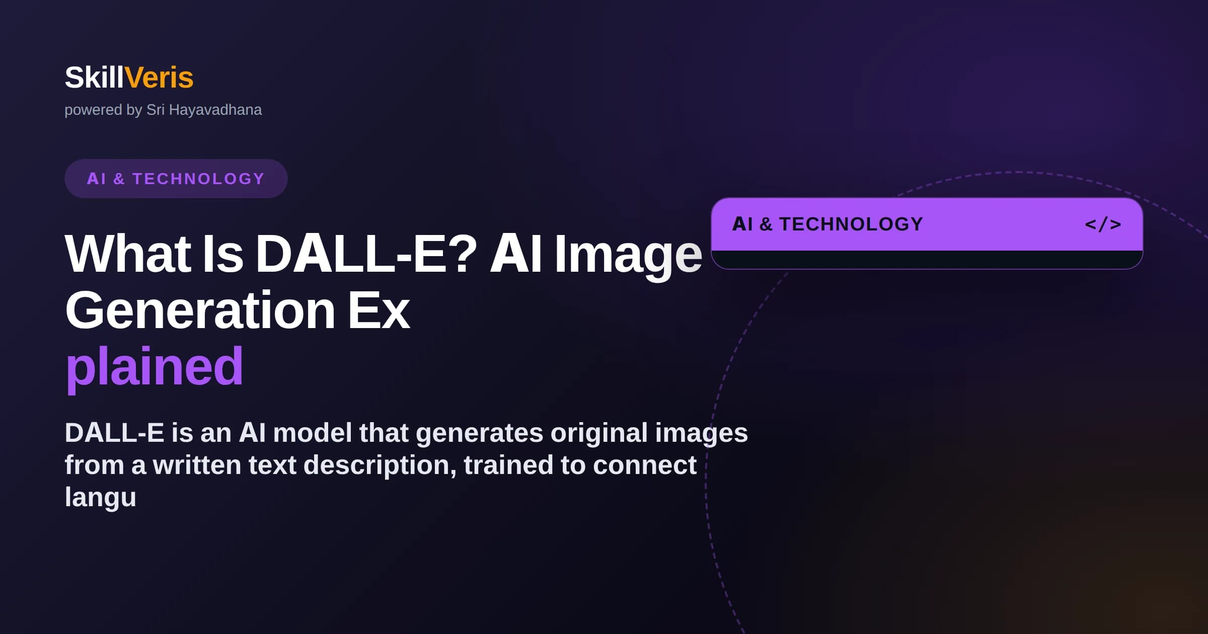 What Is DALL-E? AI Image Generation Explained