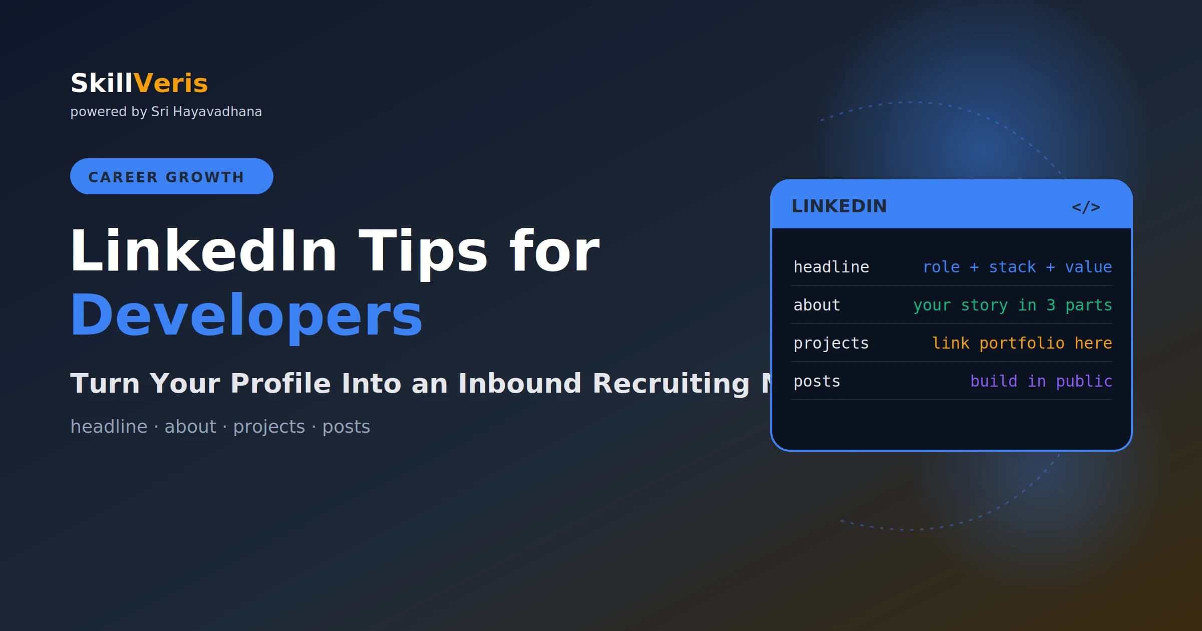 LinkedIn Tips for Developers: Turn Your Profile Into an Inbound Machine