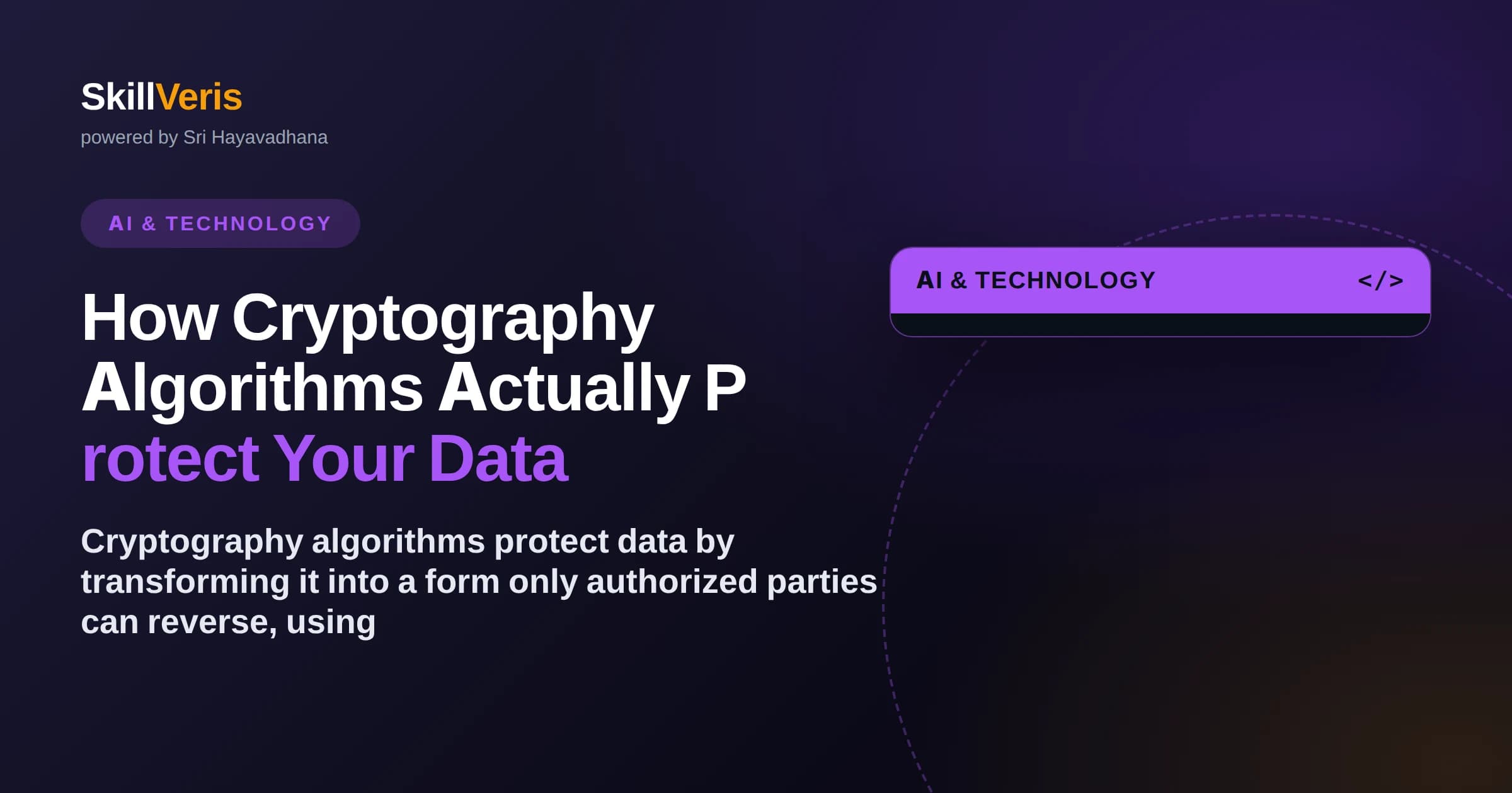 How Cryptography Algorithms Actually Protect Your Data
