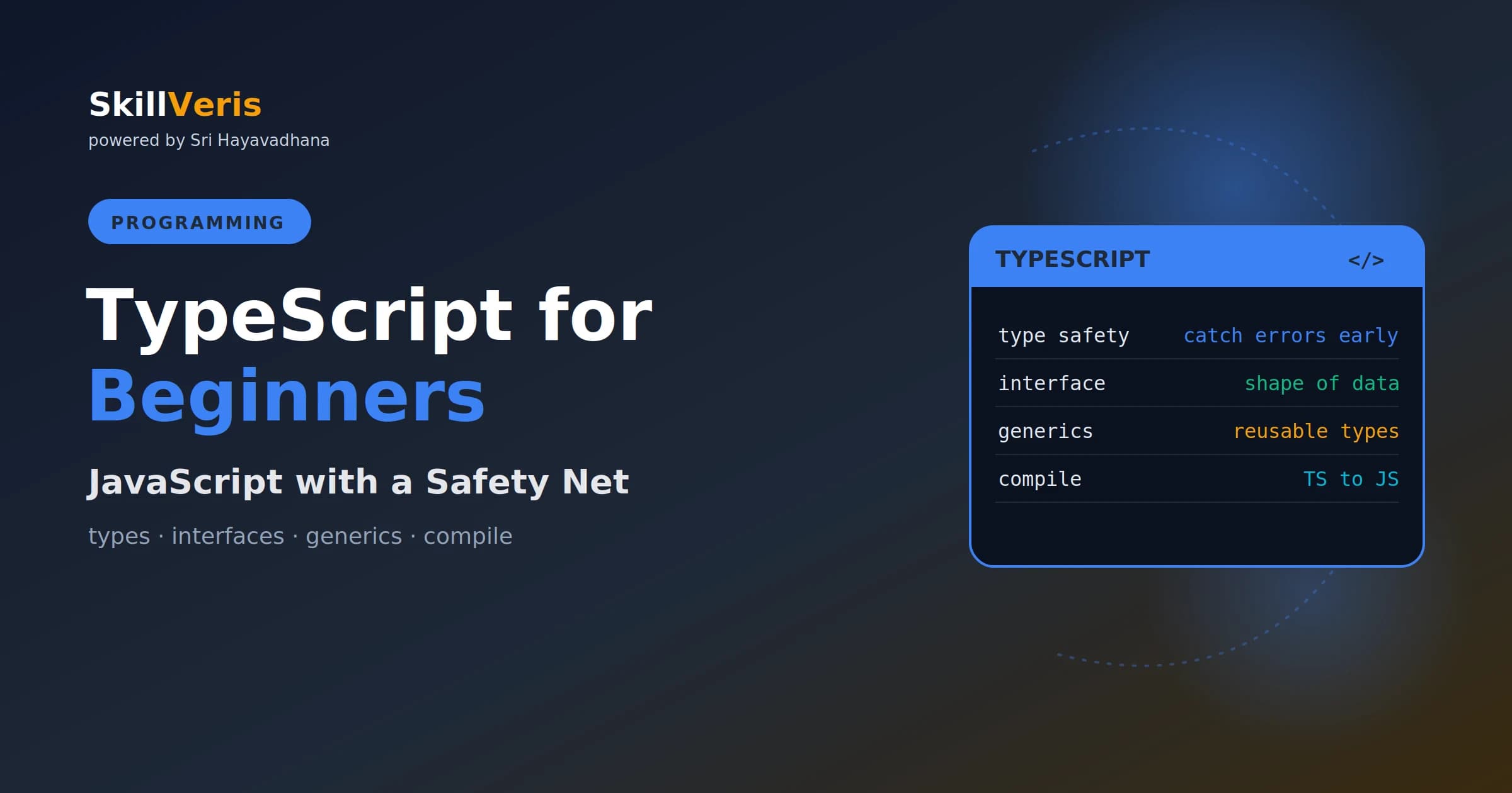 TypeScript for Beginners: JavaScript with a Safety Net