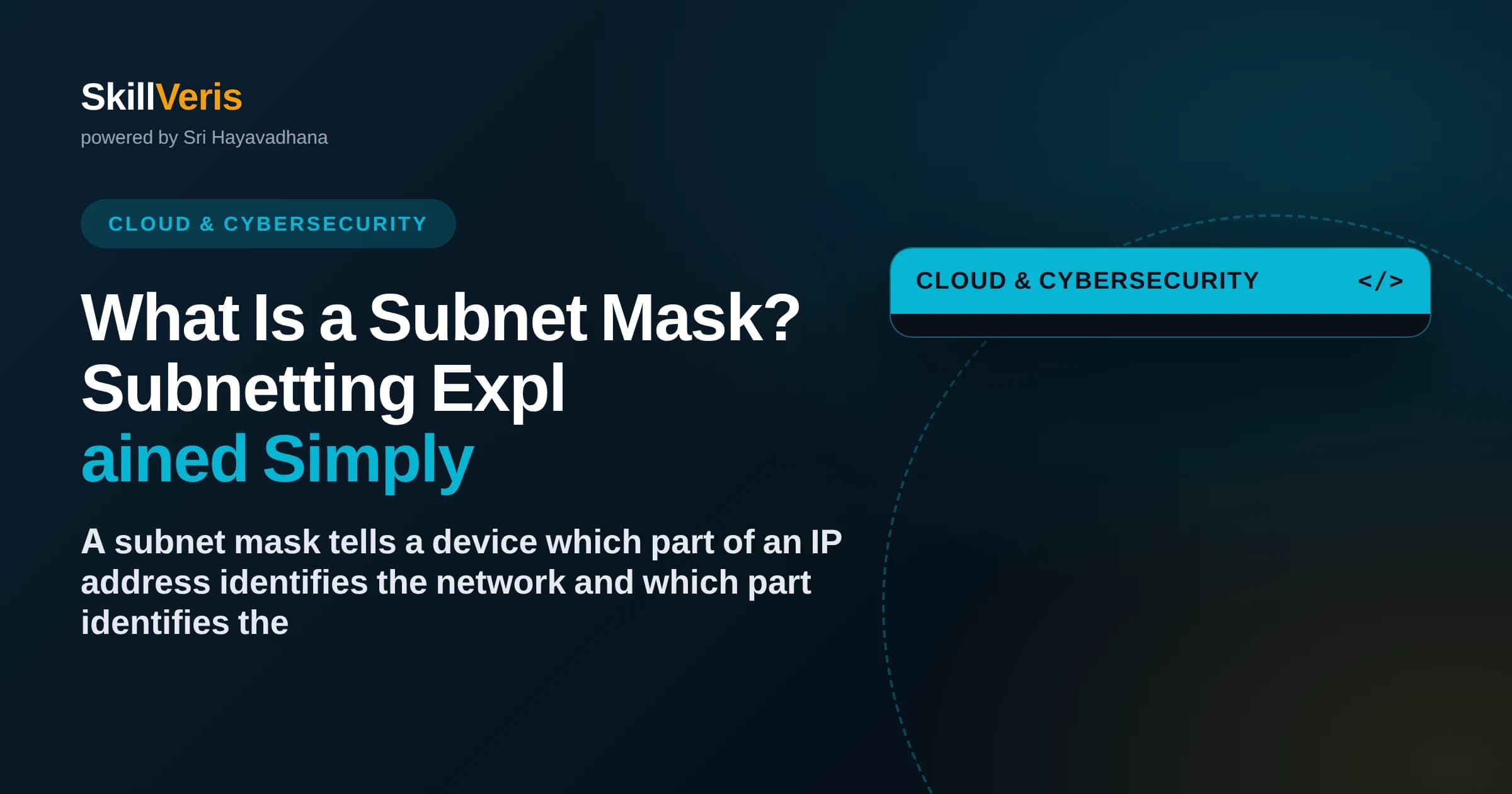 What Is a Subnet Mask? Subnetting Explained Simply