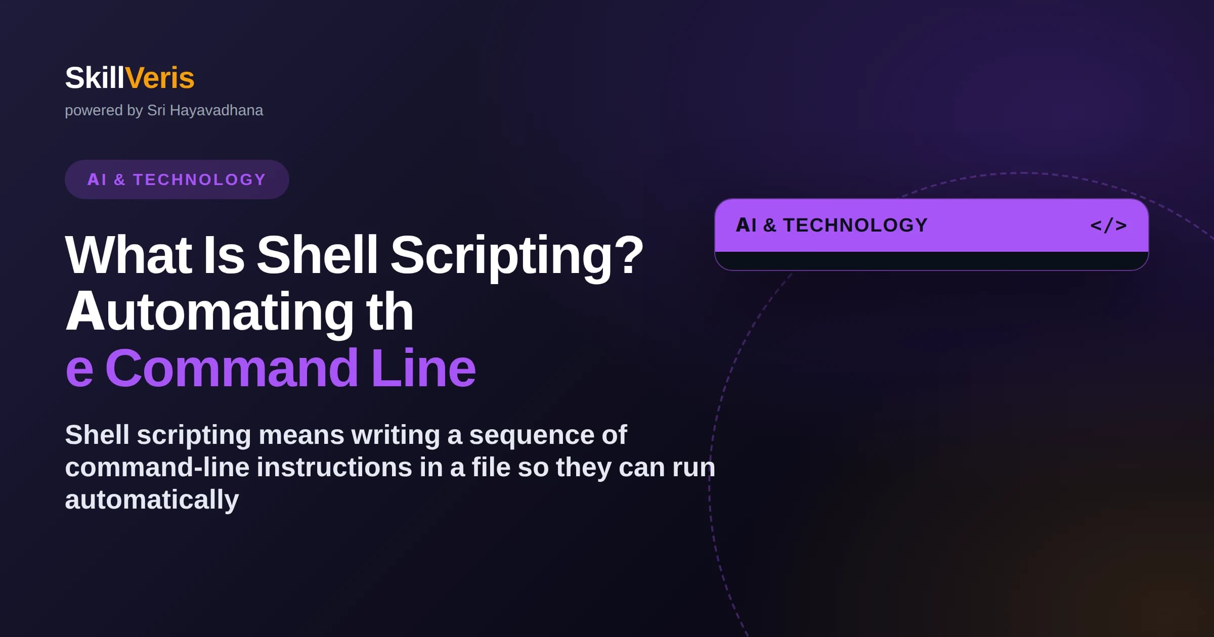 What Is Shell Scripting? Automating the Command Line