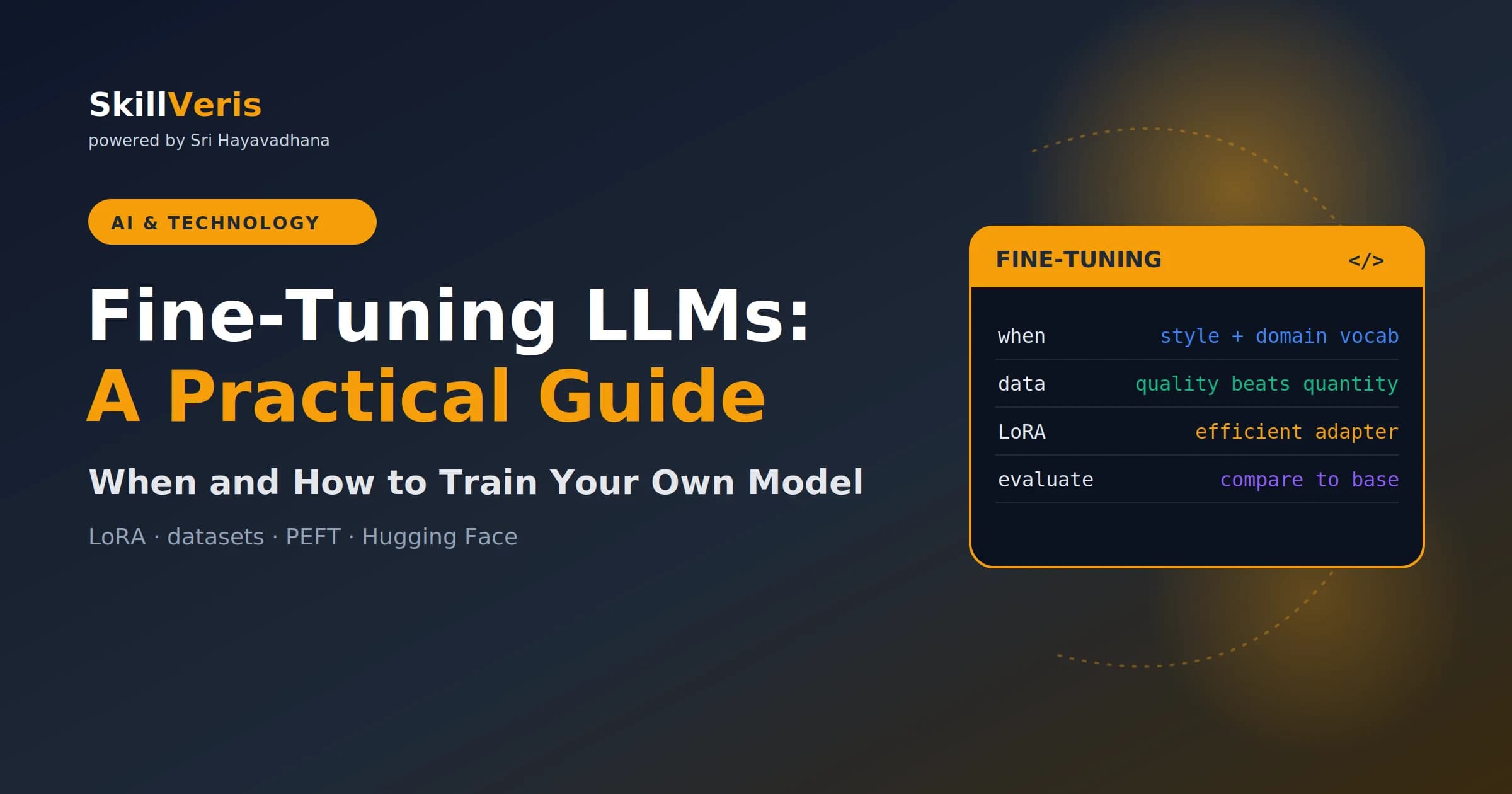 Fine-Tuning LLMs: A Practical Guide