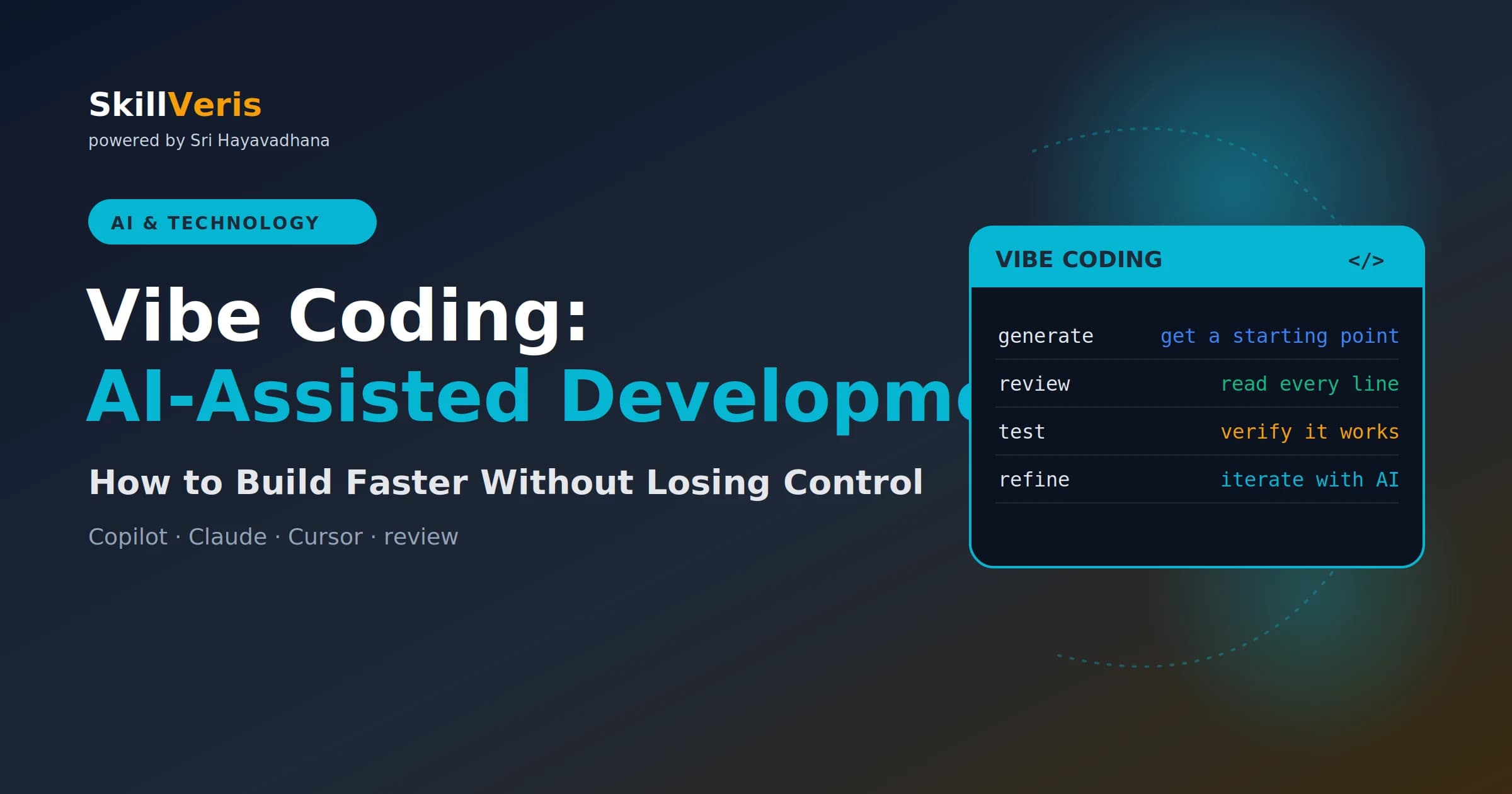 Vibe Coding: How to Build Faster with AI Without Losing Control