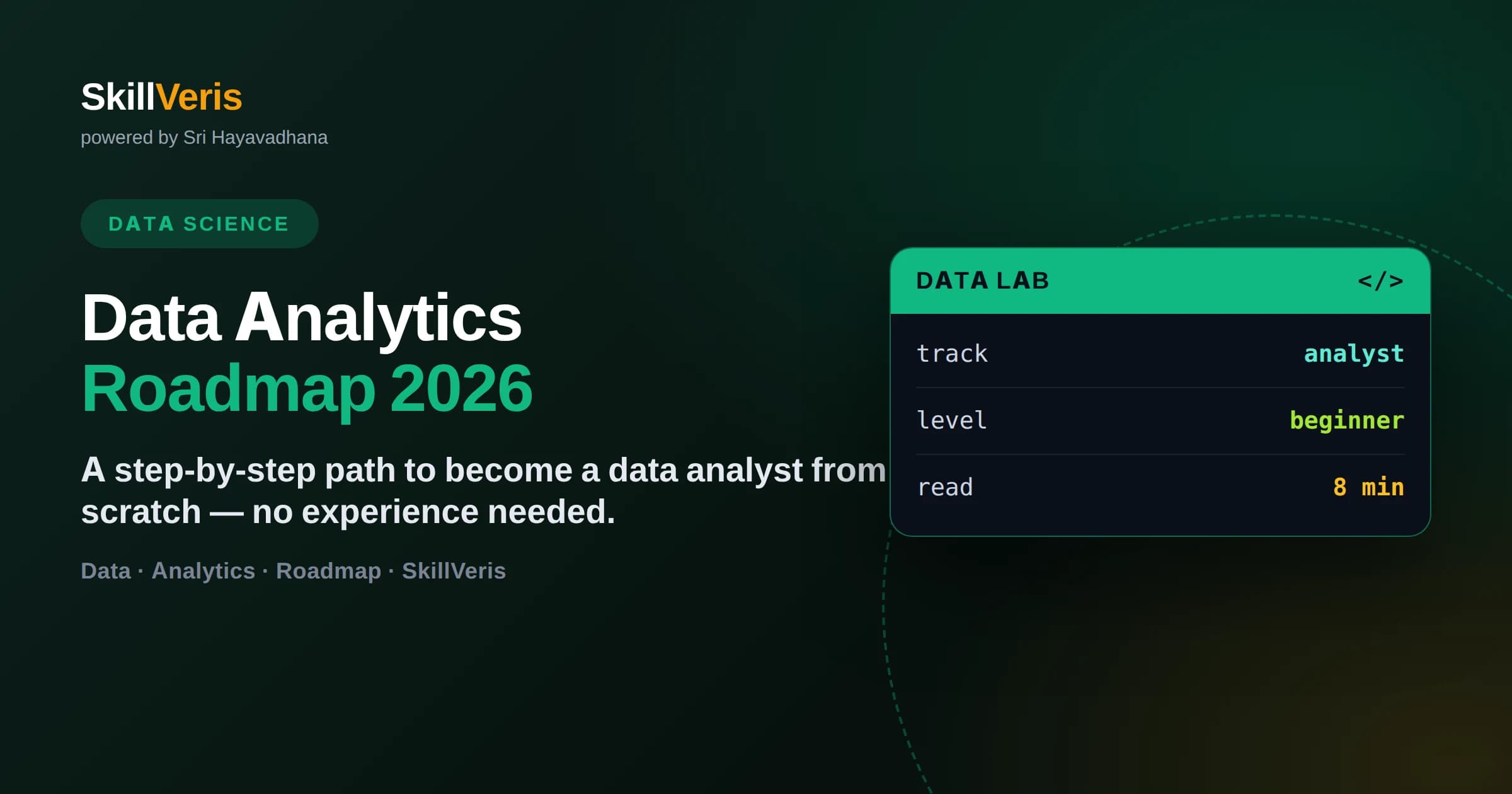 Data Analytics Roadmap for Beginners in 2026