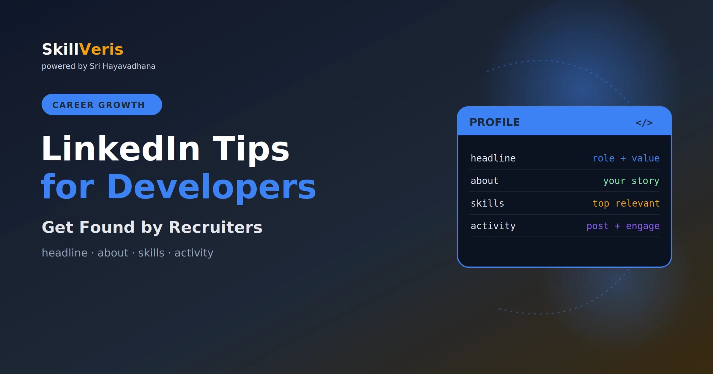 LinkedIn Tips for Developers and Tech Professionals