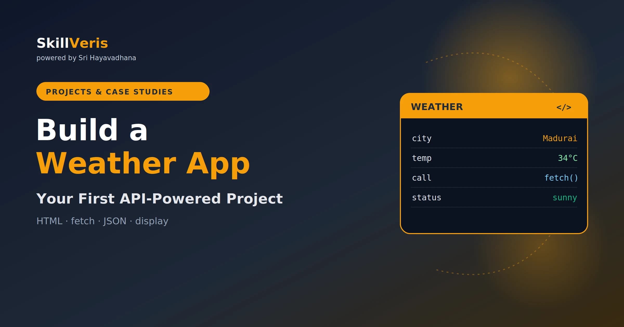Build a Weather App: Step-by-Step Project