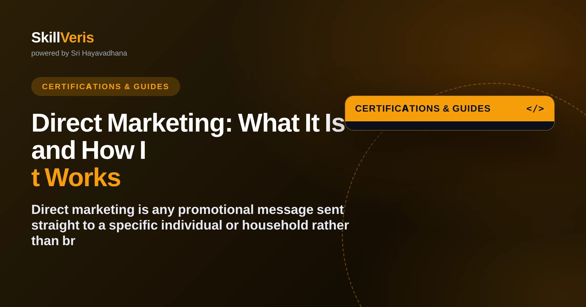 Direct Marketing: What It Is and How It Works