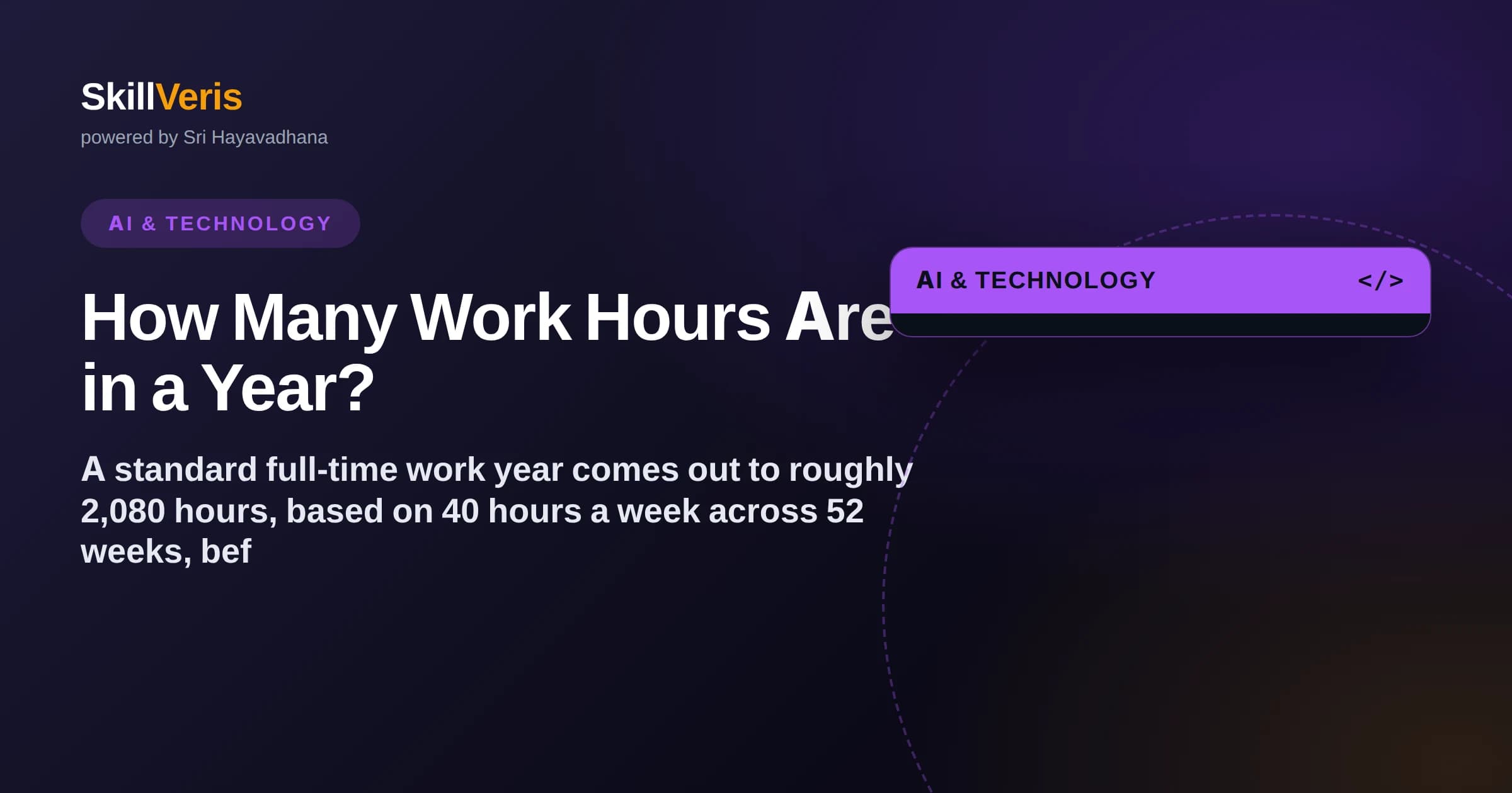 How Many Work Hours Are in a Year?
