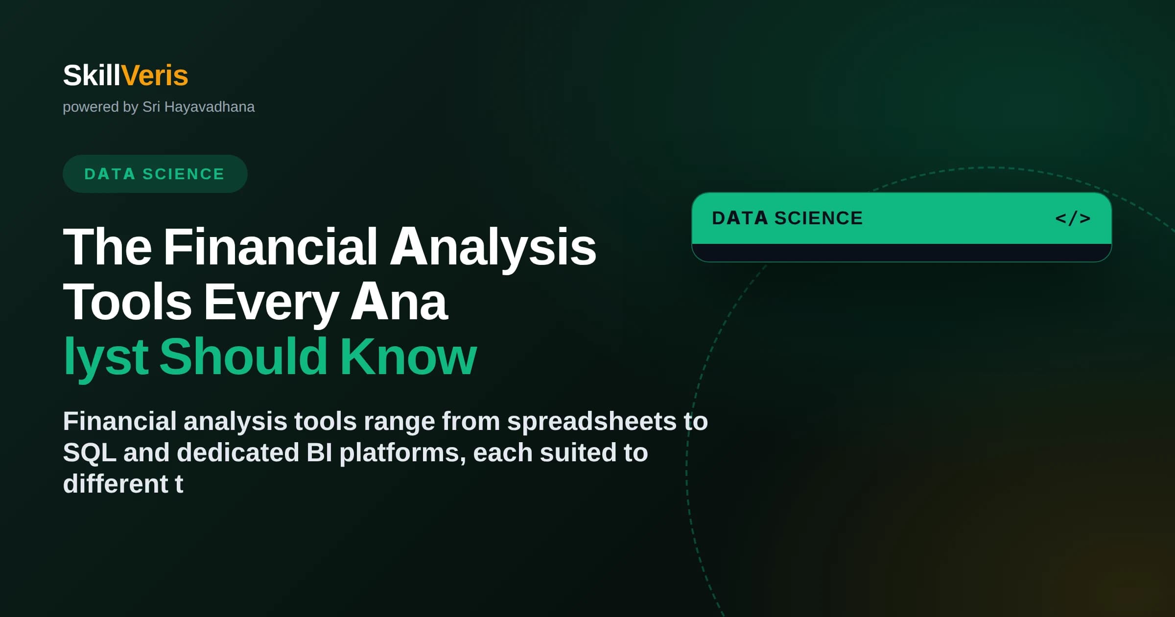 The Financial Analysis Tools Every Analyst Should Know