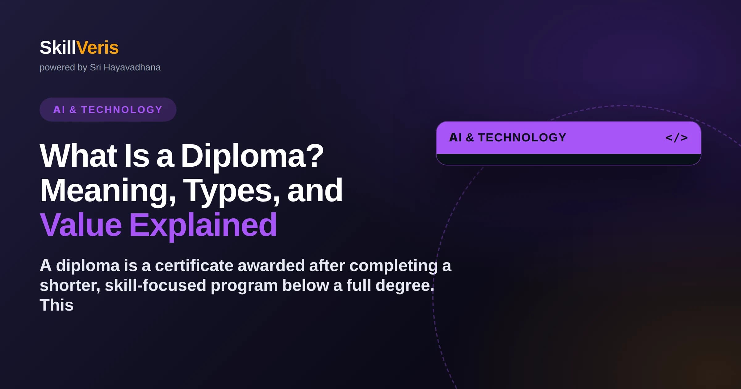 What Is a Diploma? Meaning, Types, and Value Explained