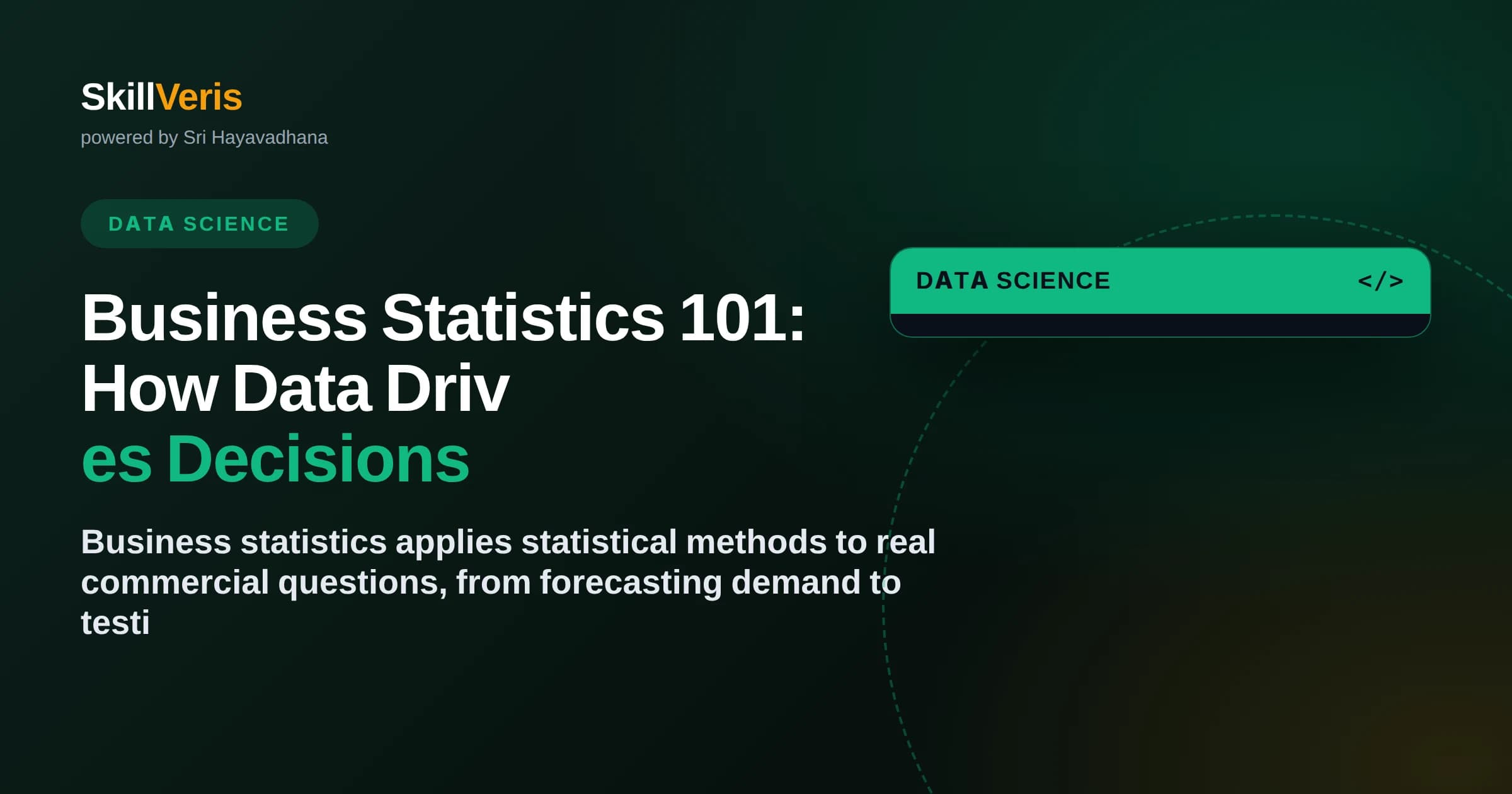 Business Statistics 101: How Data Drives Decisions