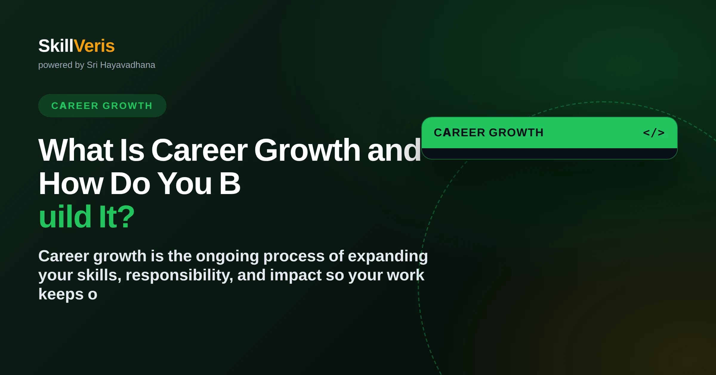 What Is Career Growth and How Do You Build It?