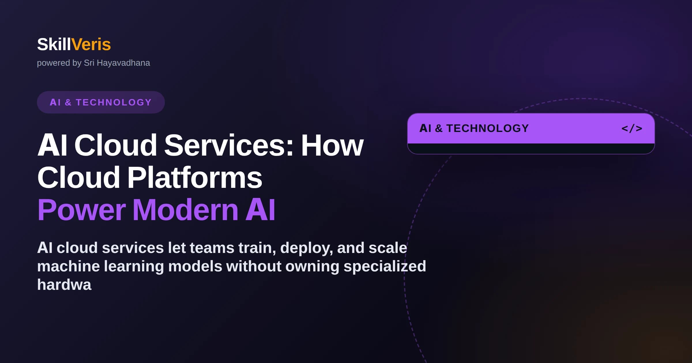 AI Cloud Services: How Cloud Platforms Power Modern AI
