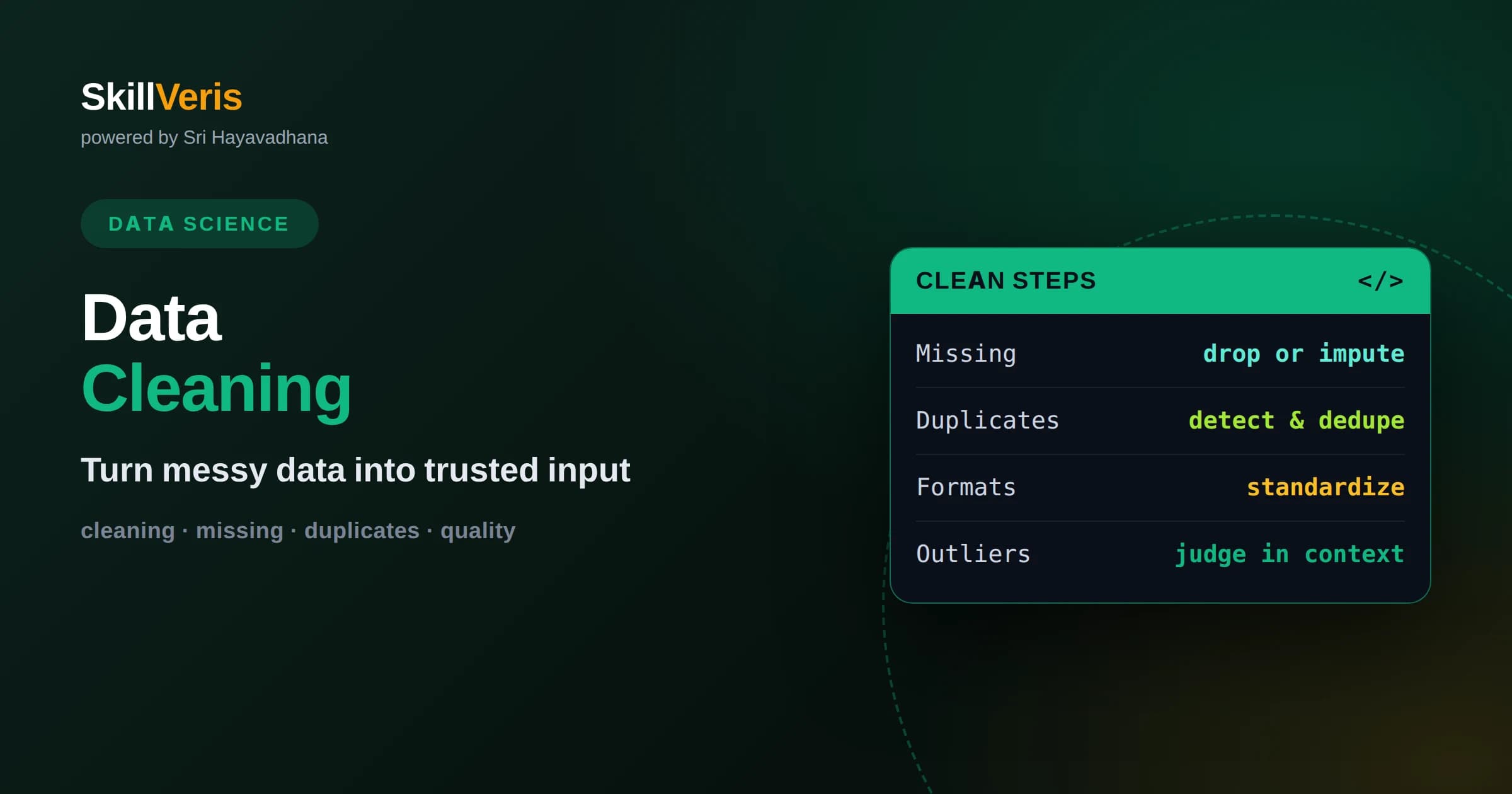 Data Cleaning: The Most Important Skill in Data Science