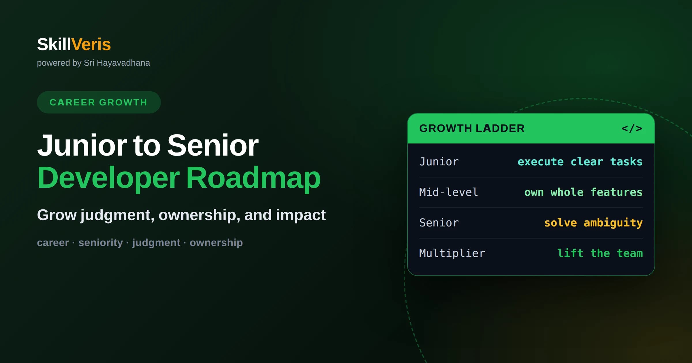 From Junior to Senior Developer: A Roadmap