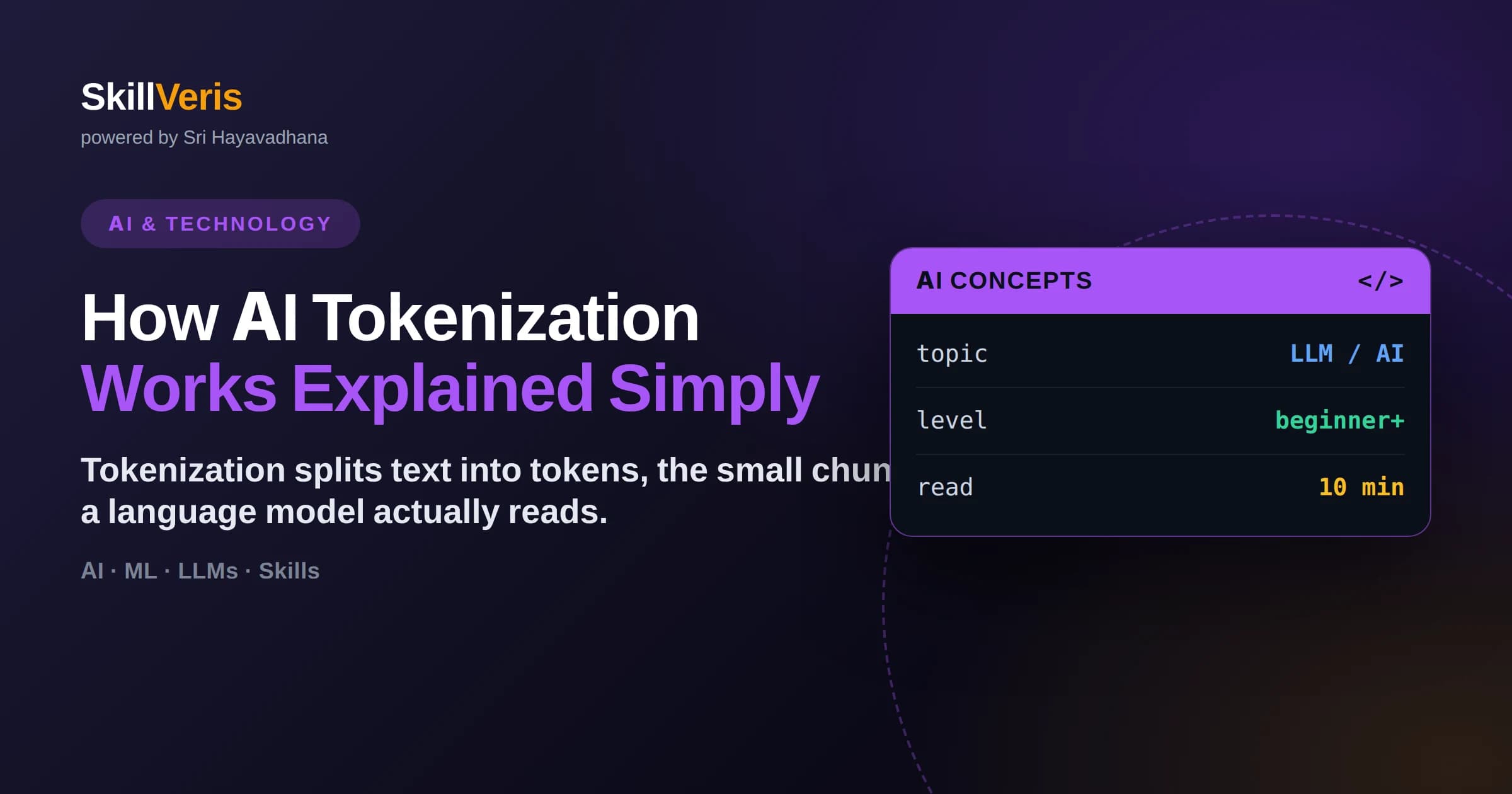 How AI Tokenization Works Explained Simply
