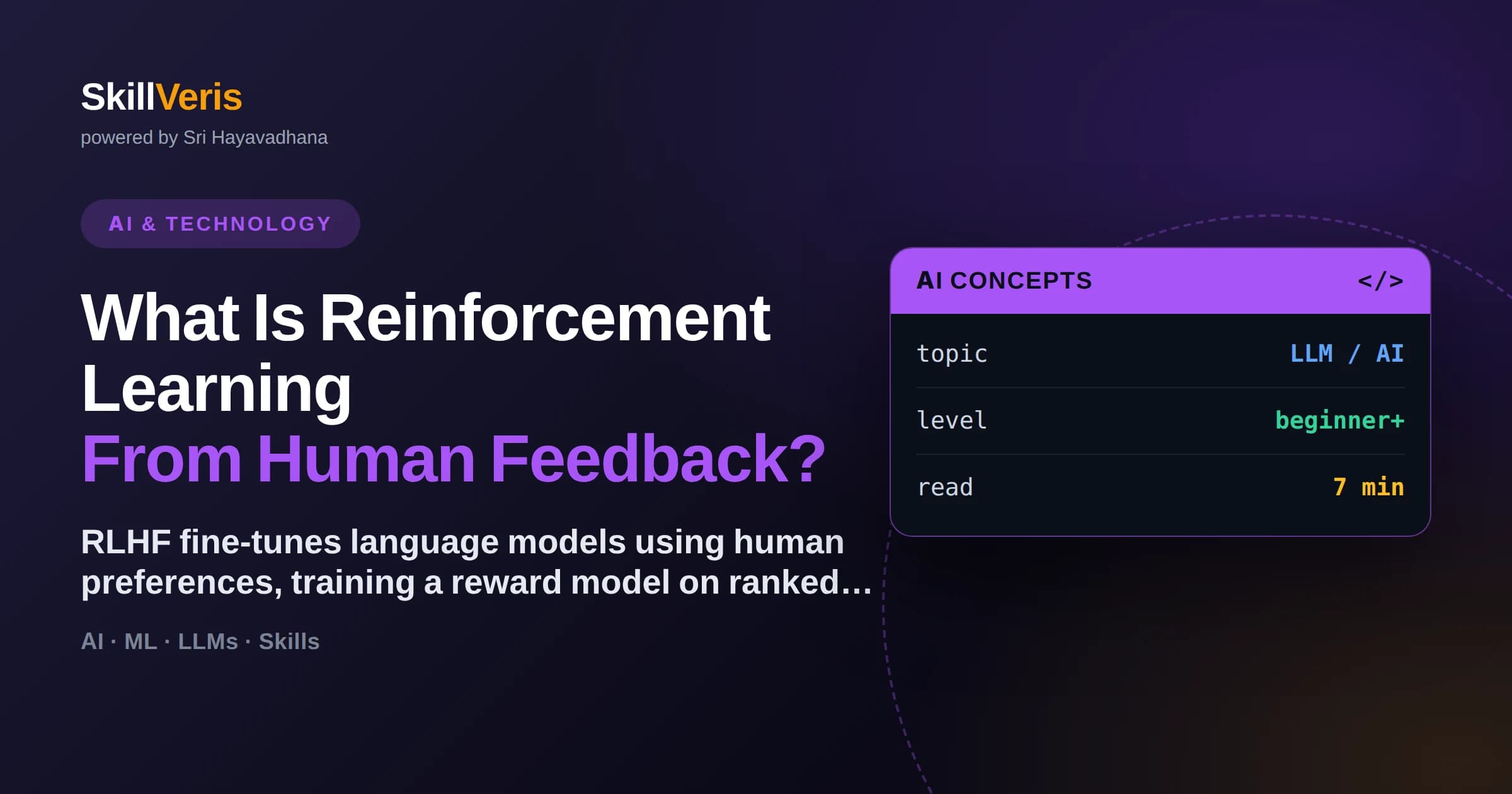 What Is Reinforcement Learning From Human Feedback?