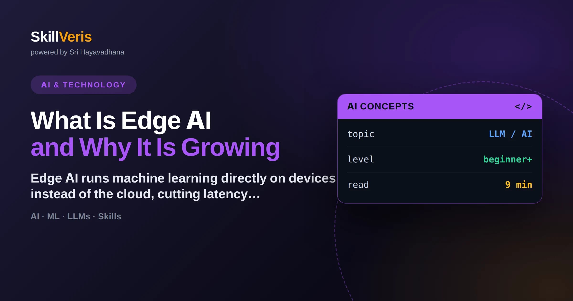 What Is Edge AI and Why It Is Growing