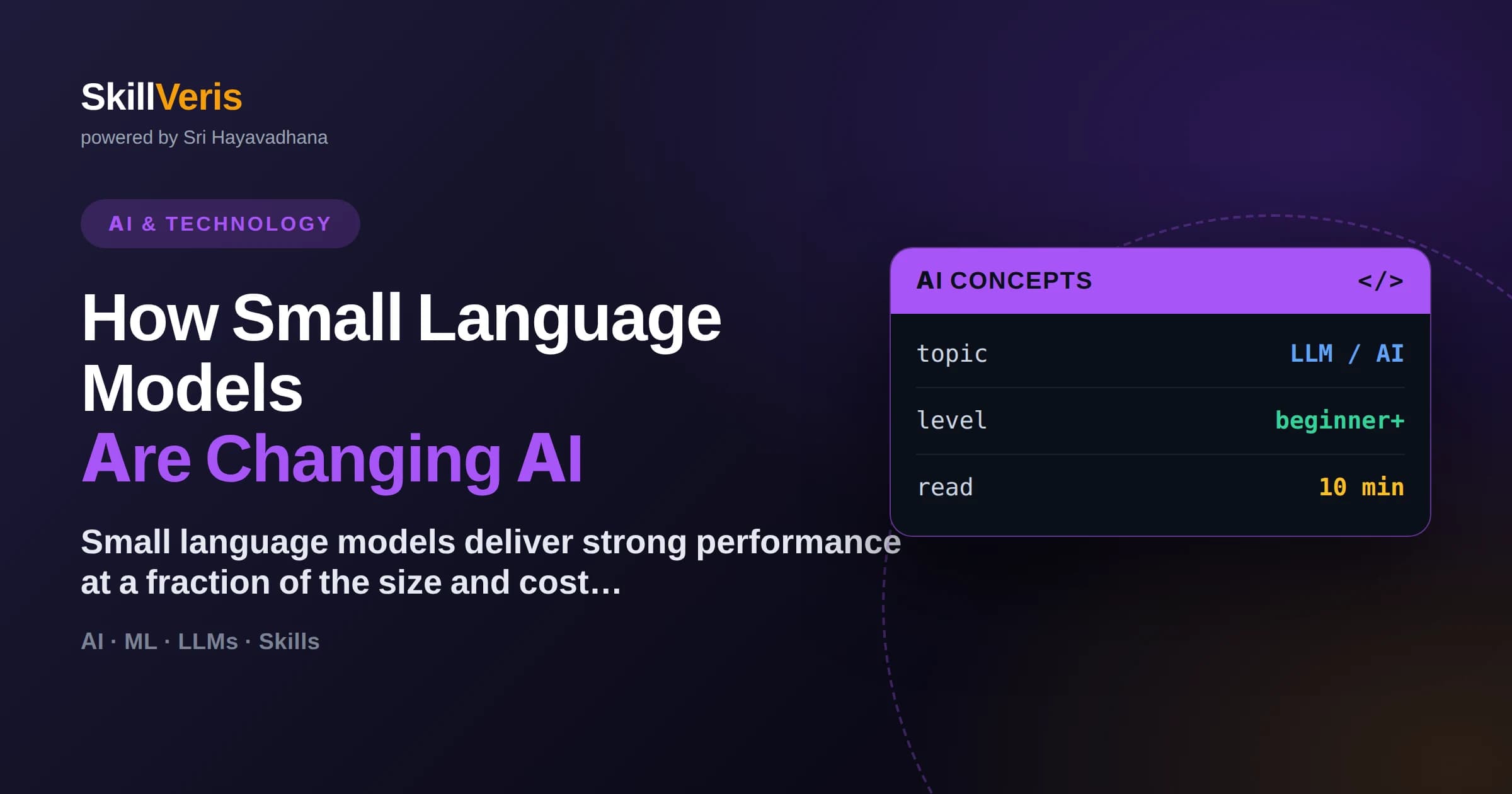 How Small Language Models Are Changing AI