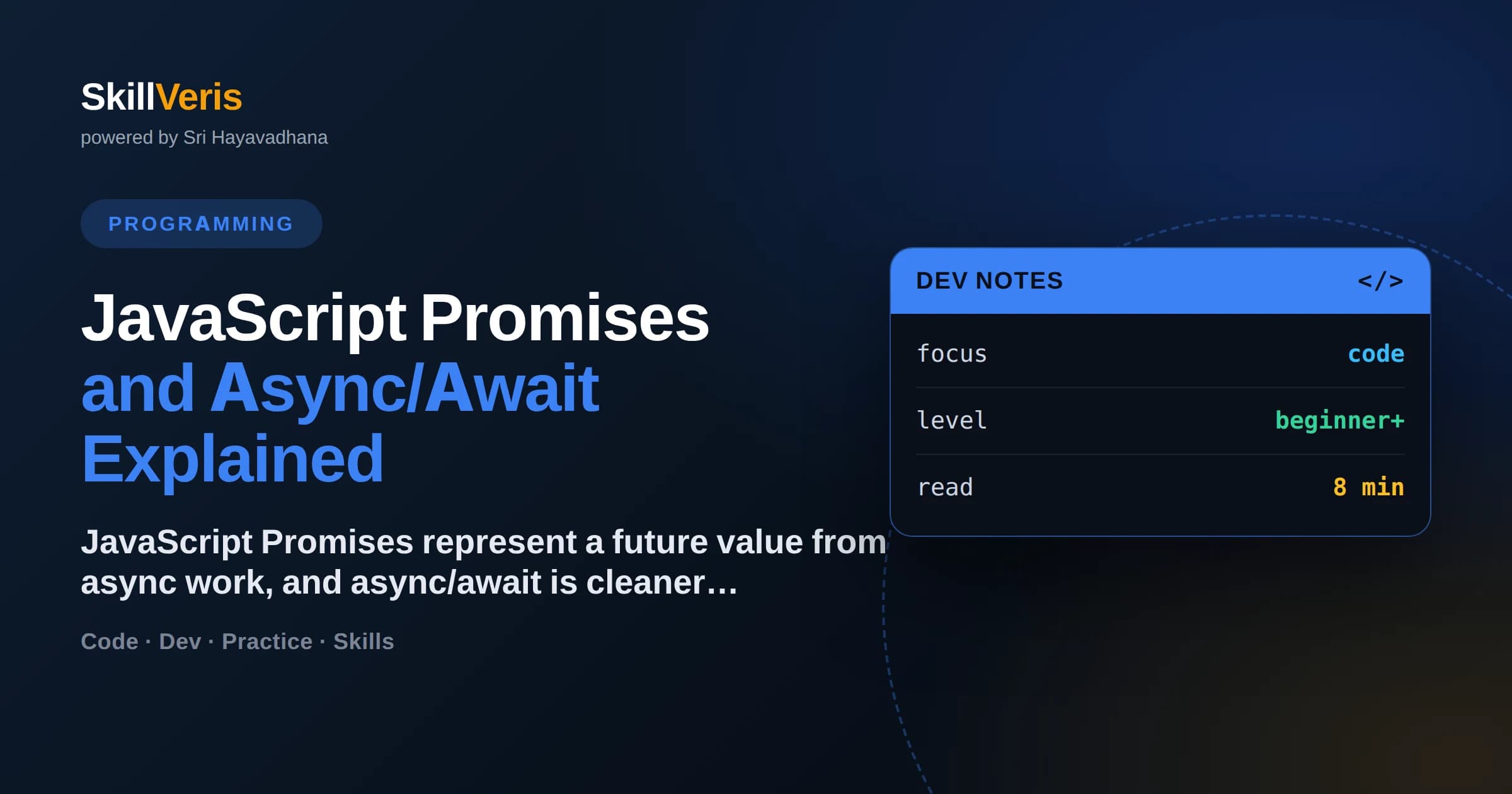JavaScript Promises and Async/Await Explained