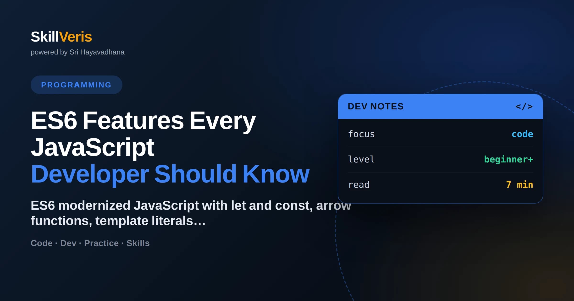ES6 Features Every JavaScript Developer Should Know