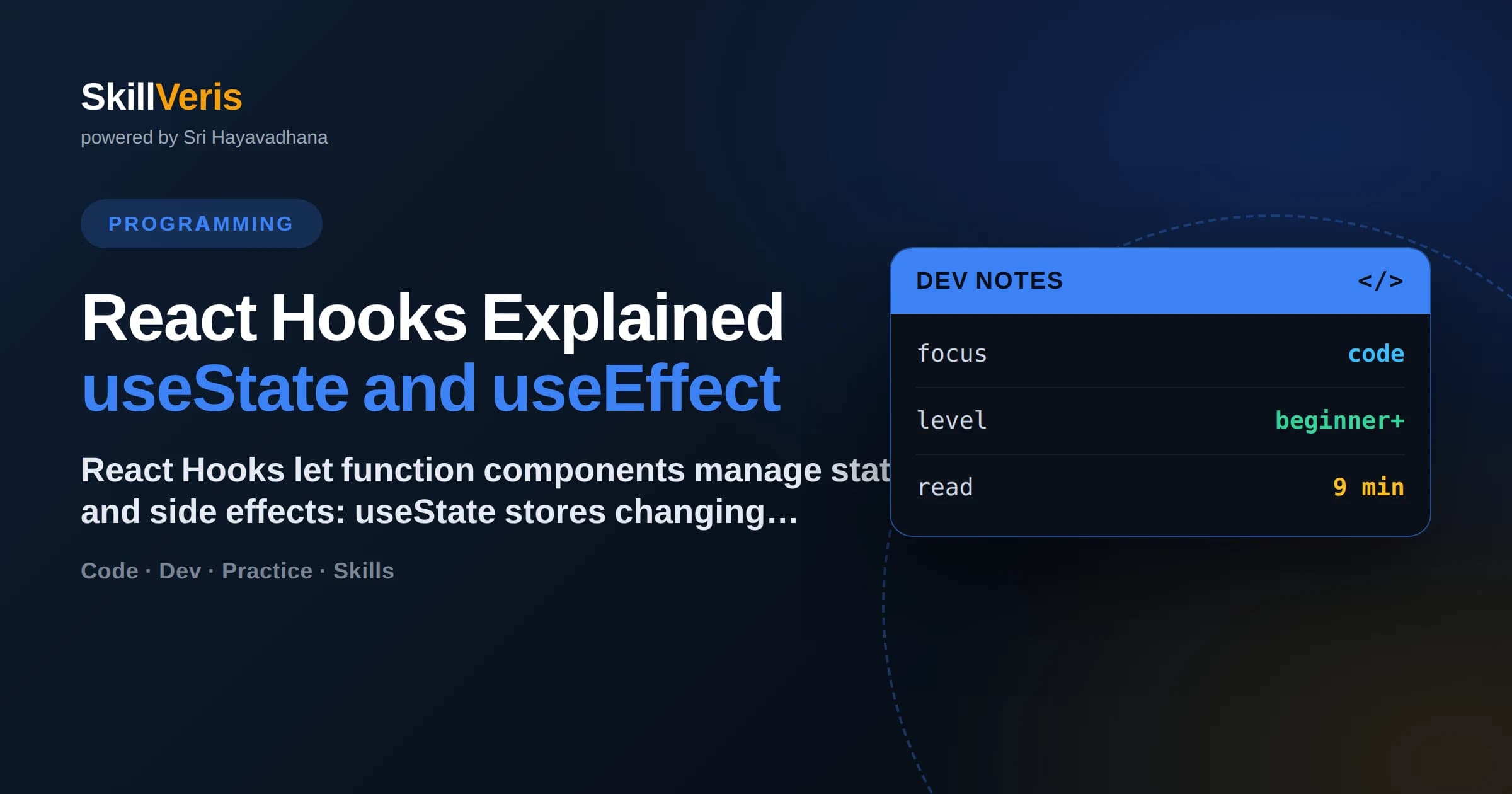 React Hooks Explained: useState and useEffect