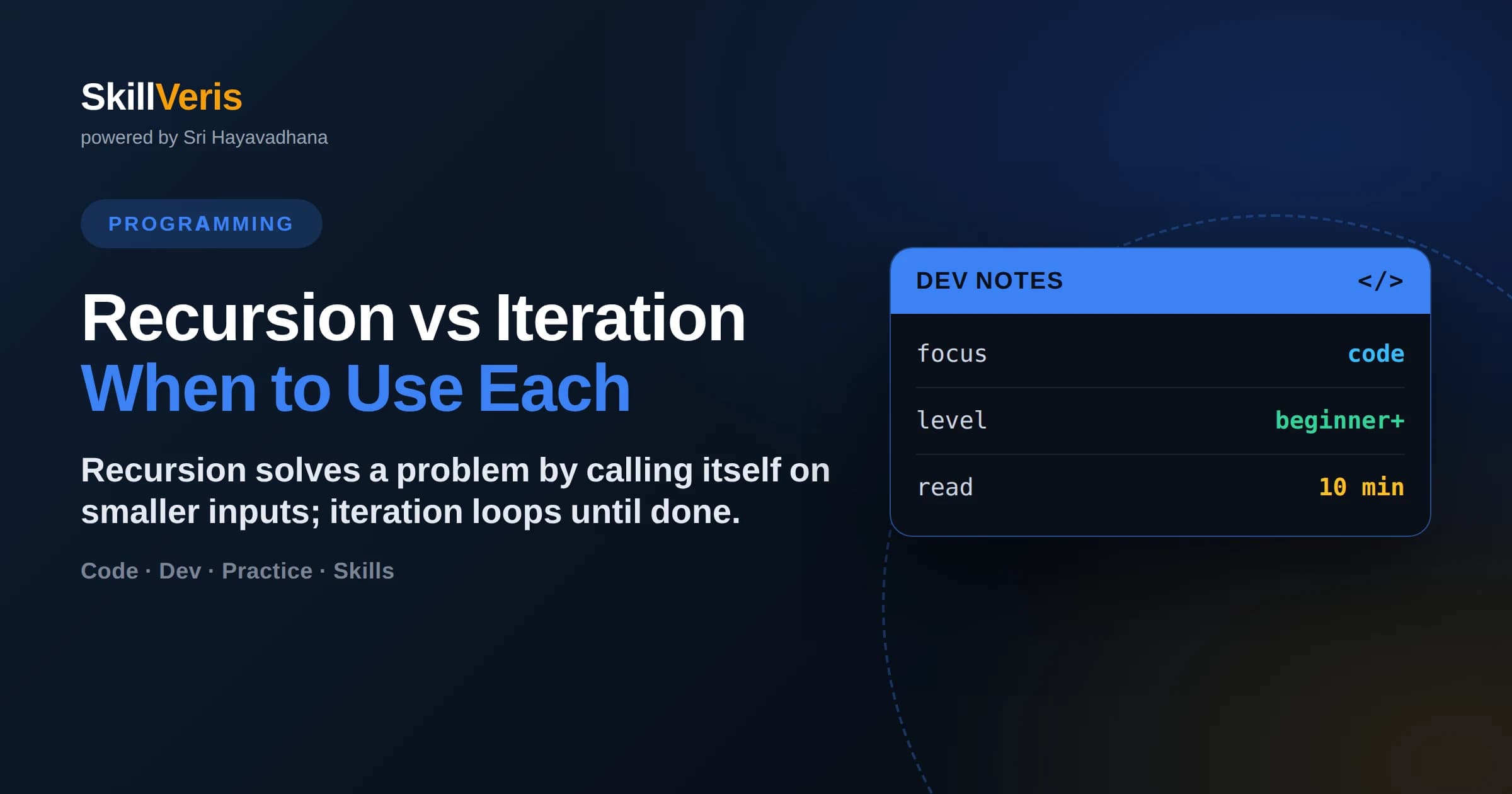 Recursion vs Iteration: When to Use Each